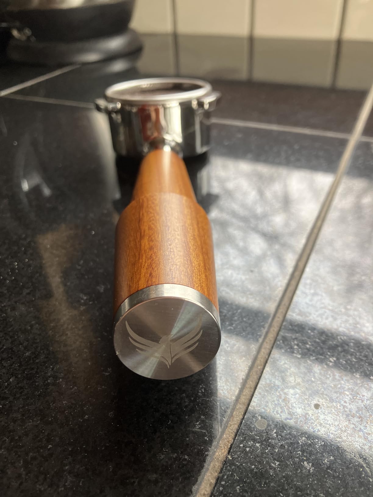 Bottomless Portafilter 54mm Walnut for Breville Barista Express, Pro, Touch, Bambino Plus | Premium Naked Portafilter | Fits BES870XL, BES878, BES880 | Includes 18-21g Filter Basket customer photo 2