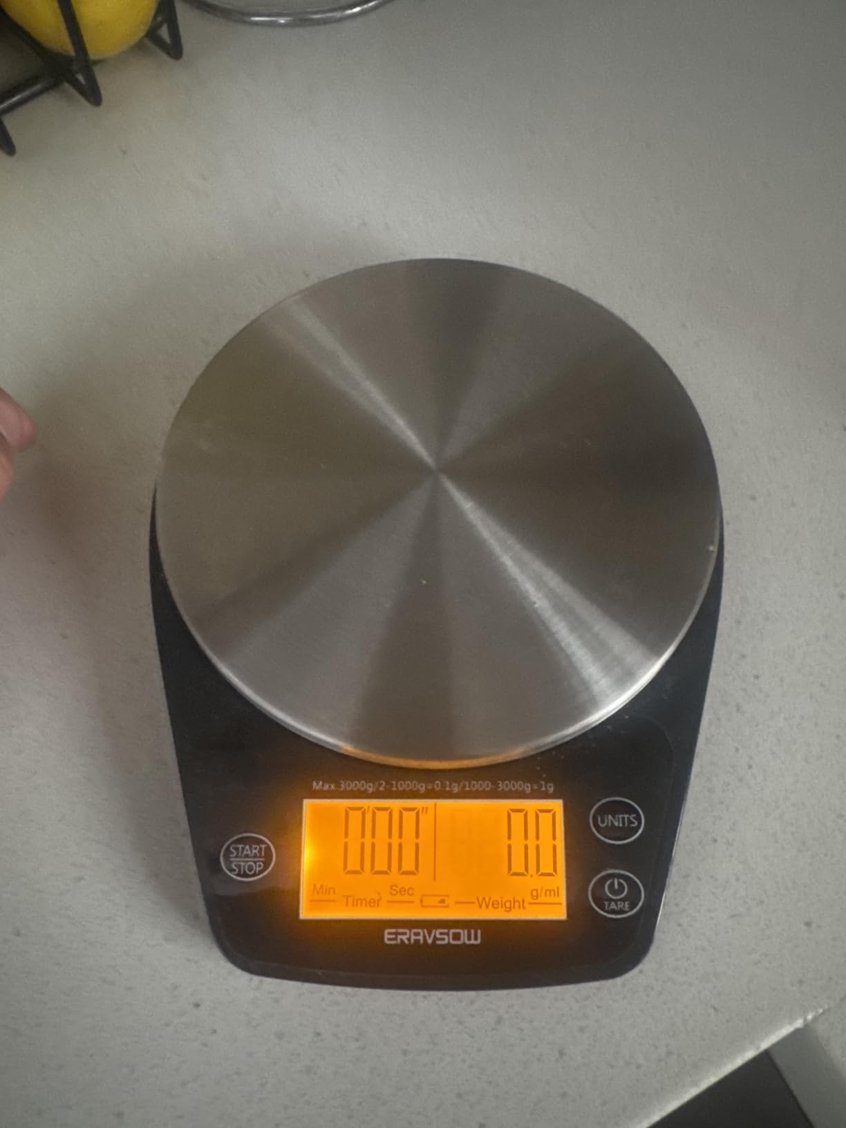 Coffee Scale with Auto Timing, Mini Rechargeable Espresso Scale with Timer, 2kg/0.1g High Precision Scale for Espresso and Pour-Over Coffee with Brewing Assist Modes customer photo 1
