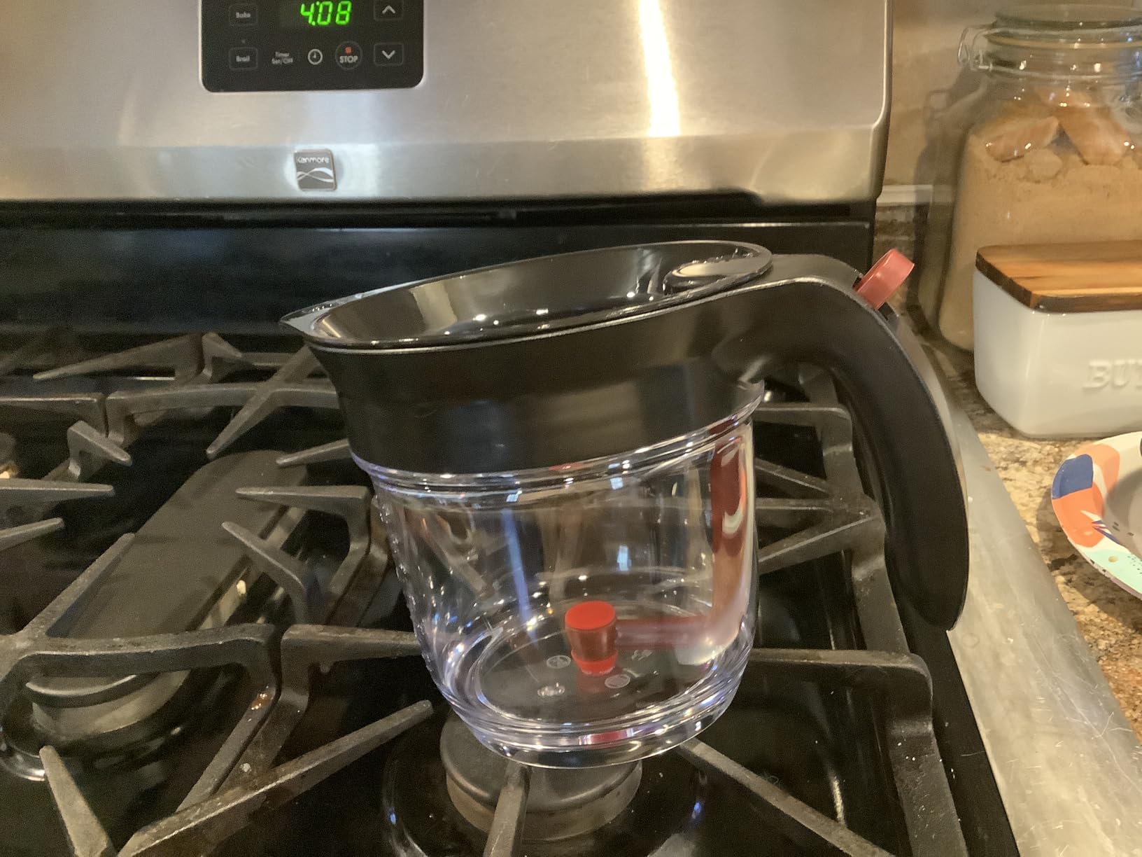 Fat Separator with Strainer and Bottom Release 33 oz Gravy Grease Separator for Cooking Healthier Gravy customer photo 2