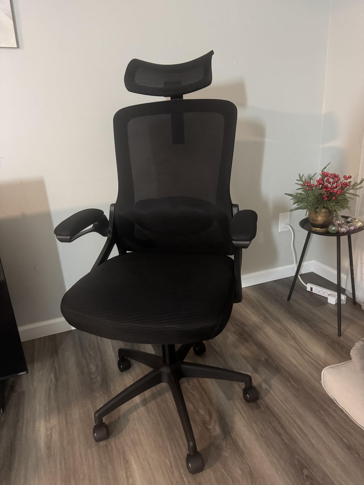 Fizzin Ergonomic Office Chair, 400 LBS Computer Chairs with Adjustable Lumbar Support, Breathable Mesh Desk Chair Ergonomic with Thickened Cushion, Comfy Home Office Desk Chair customer photo 2