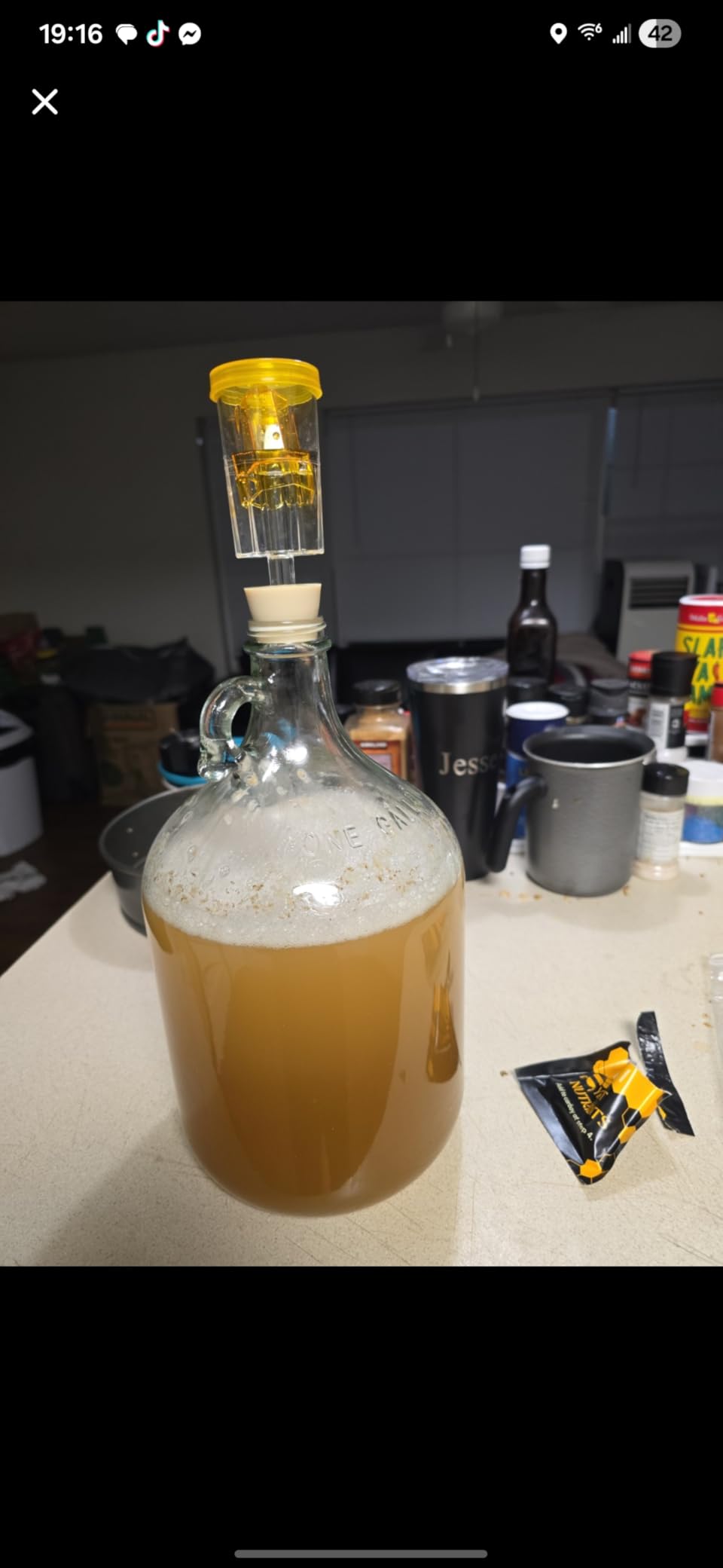 Craft A Brew - Deluxe Mead Making Kit - 1 Gallon Homebrew Starter Set with Backsweetening & Bottling Tools - DIY Mead Brewing Kit for Beginners - Just Add Honey customer photo 1