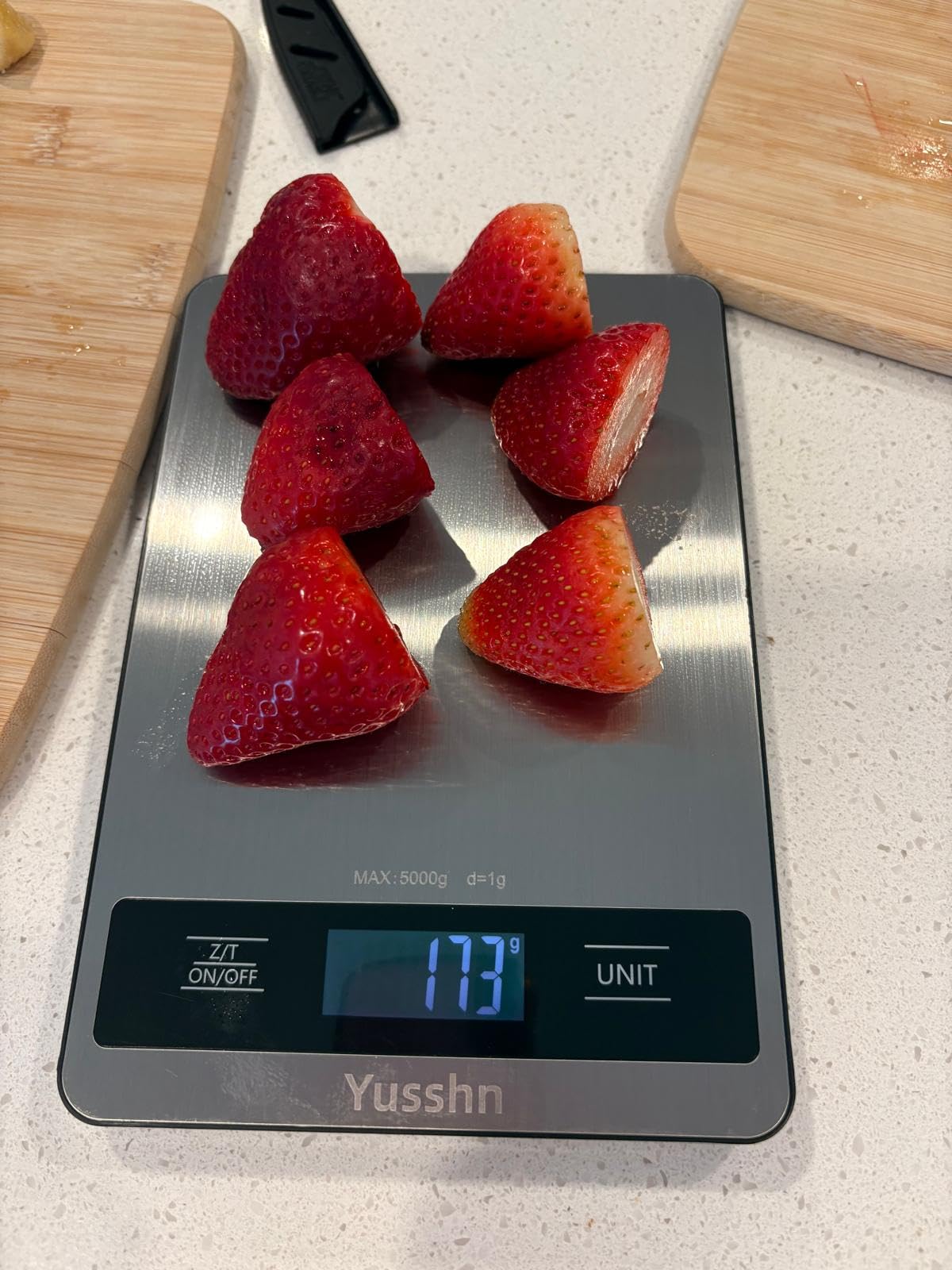 Food Scale, 11lb Kitchen Scale with 0.05oz/1g Precision, 6 Units Tare Function & LCD Display, Stainless Steel Digital Scale for Baking, Cooking, Meal Prep - Kitchen Gadgets & Gifts, Home Essentials customer photo 2