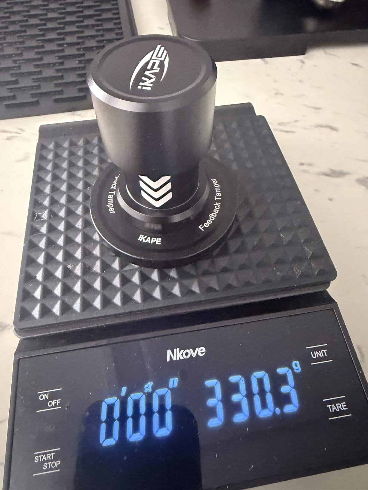 IKAPE 51MM V6 Impact Espresso Tamper with Sound Feedback, 15lb/30lb Interchangeable Springs, Espresso Low-Profile Tamper with Triple-spring System, Fits 51mm portafilters customer photo 2