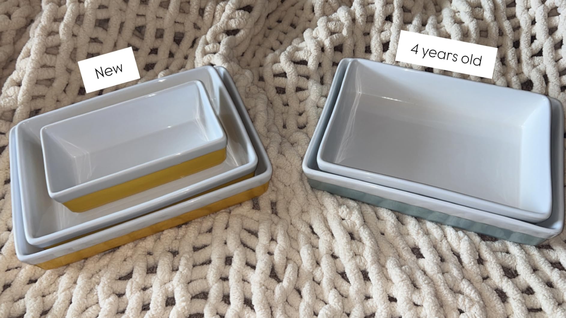Martha Stewart Broadbrook Ceramic Bakeware, 13x9 Inch Rectangular Baking Dish with Handles, Cream Glazed Stoneware for Casseroles, Lasagna, Roasts & Desserts, Oven & Dishwasher Safe customer photo 1