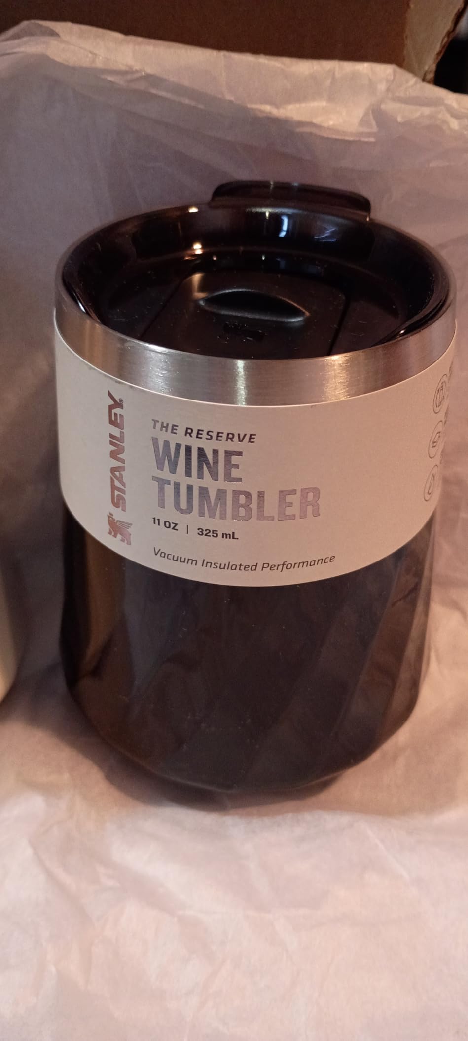 STANLEY The Reserve Textured Wine Tumbler | 11oz | Splash-Proof Lid | Cold Drinks & Cocktail Cup | Insulated Stainless Steel Wine Glass customer photo 2