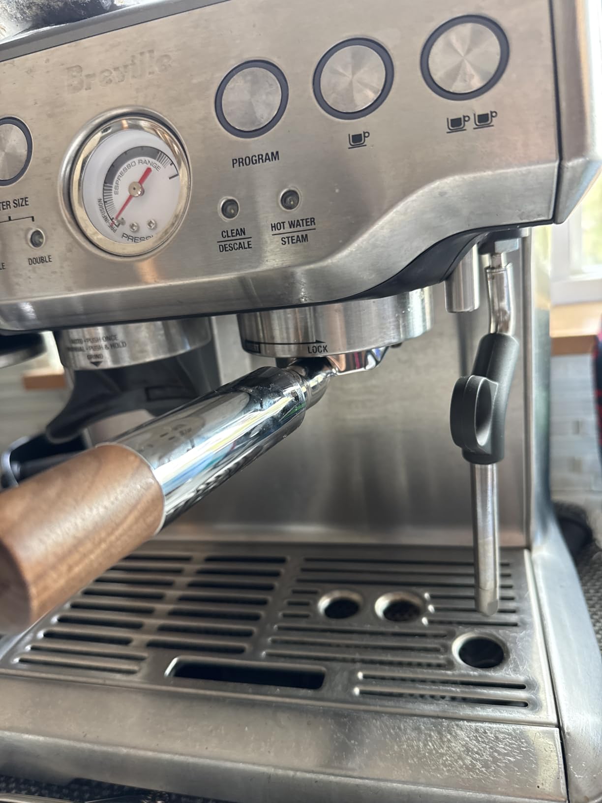 IKAPE 54mm Bottomless Naked Portafilter for Breville BES870/880 & Solis etc., Includes 18g Basket (Bambino Plus Not Supported) customer photo 1