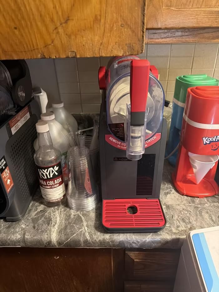 AAOBOSI Slushie Machine for Home, Frozen Drink Machine with Cookbook, Margarita Machine with 6 Presets Programs, No Ice Needed, Auto Cleaning, Slushy Maker for Frozen Margaritas, Cocktails, Frappés customer photo 1