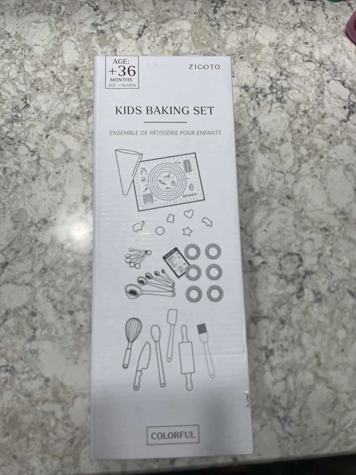 Wooden Baking Set for Kids - A Complete Set of Real Kitchen Utensils Gives Toddlers a Fun Cooking Experience - Durable Safe to Use Tools are Perfect for Gifting to Create Lasting Family Memories customer photo 1