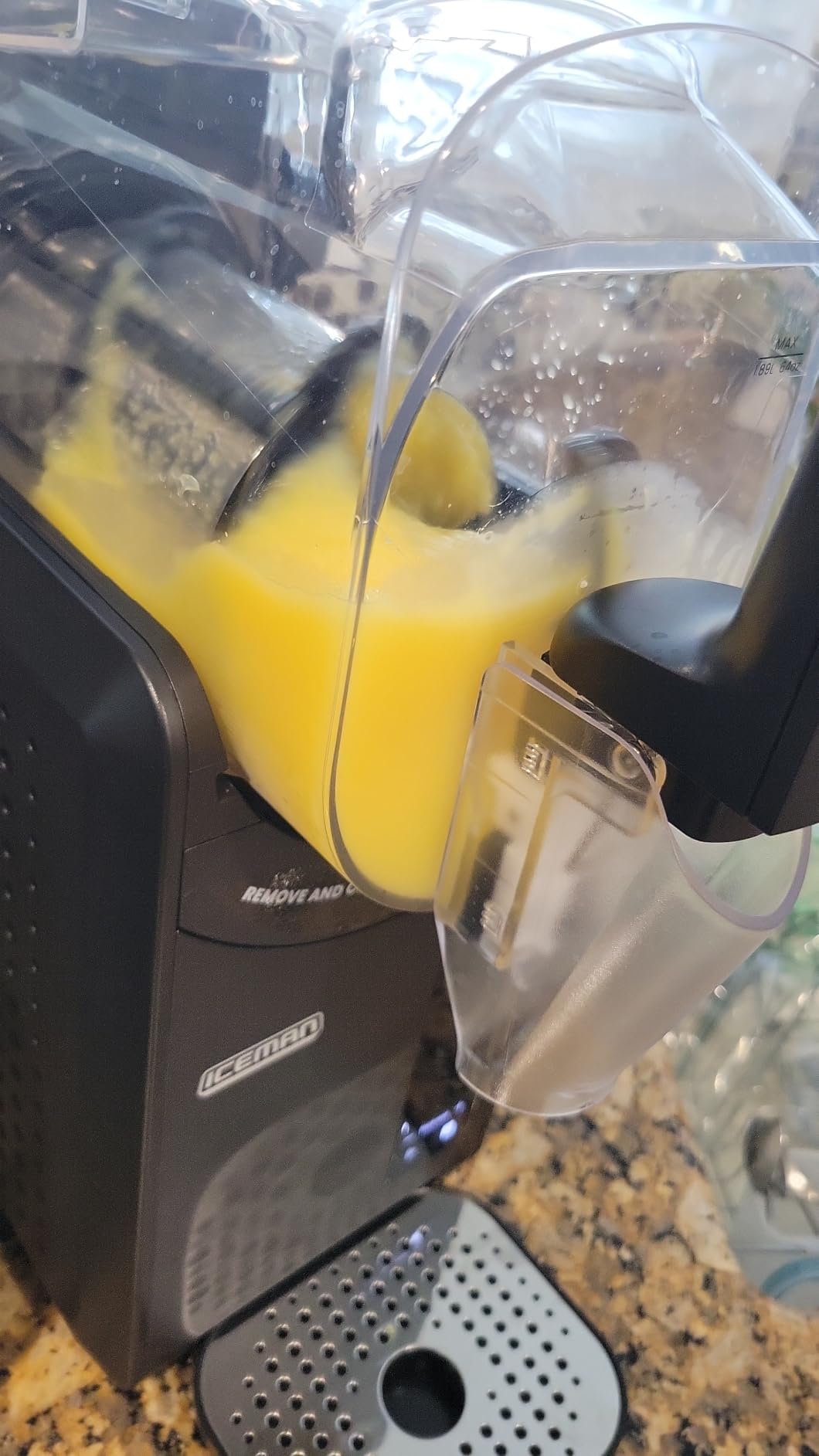 Iceman by Chefman Slush-Ease MAX 90oz Slushie Machine, 64oz Liquid Capacity Frozen Drink Maker & Slushy Machine with 5 Presets and LED Display, Perfect for Frozen Margaritas, Frappes, Smoothies customer photo 1