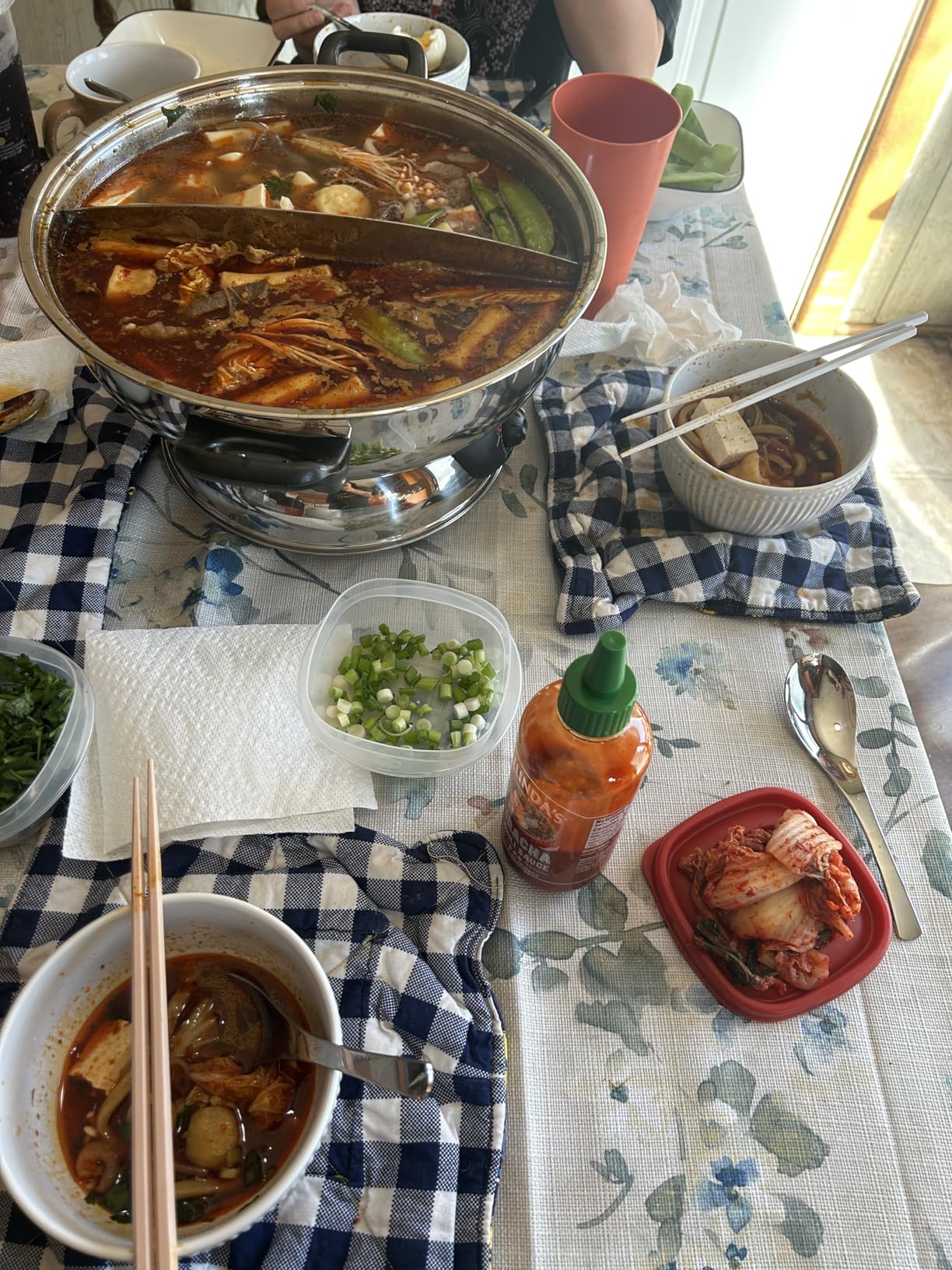 Sonya 5.1 L Electric Dual-Sided Shabu Shabu & Mongolian Hot Pot - Stainless Steel, Large Capacity for Family Meals & Hot Pot Parties customer photo 2