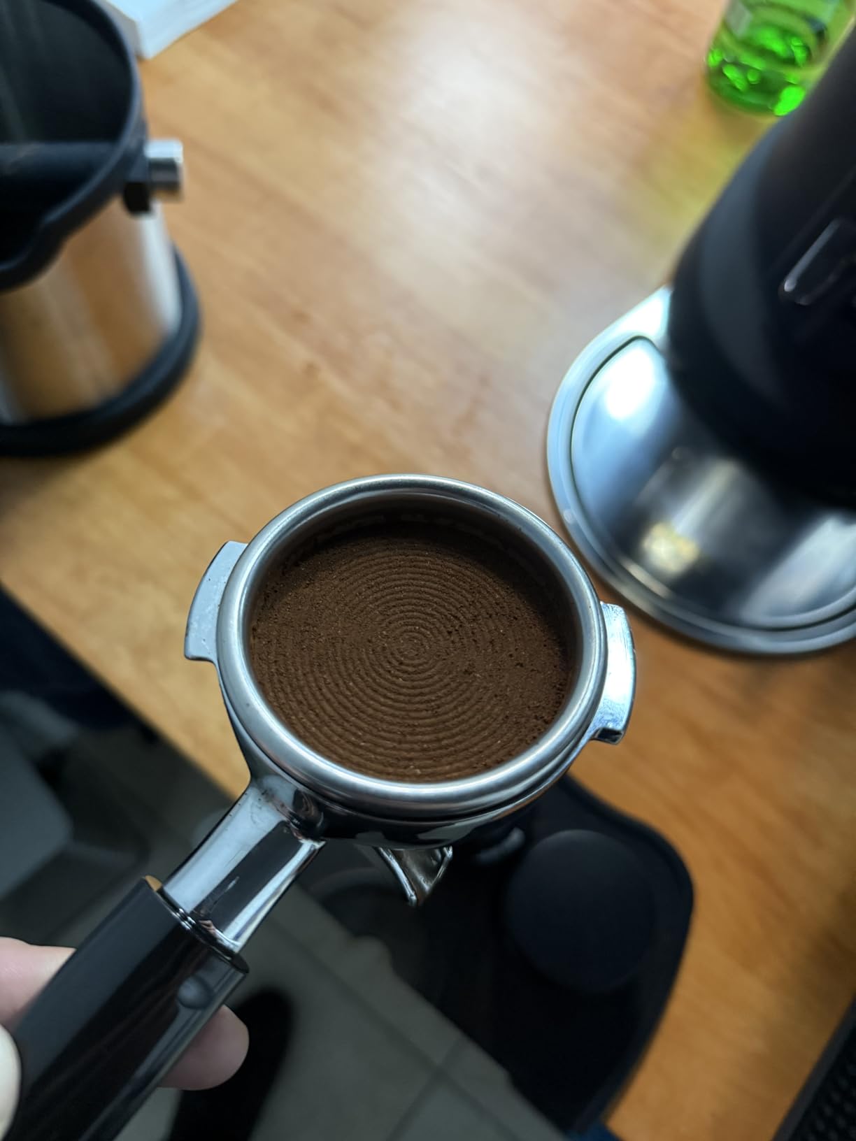 MHW-3BOMBER 54mm Espresso Tamper, Double Spring Loaded Tamper, Self Leveling without Tilting customer photo 1