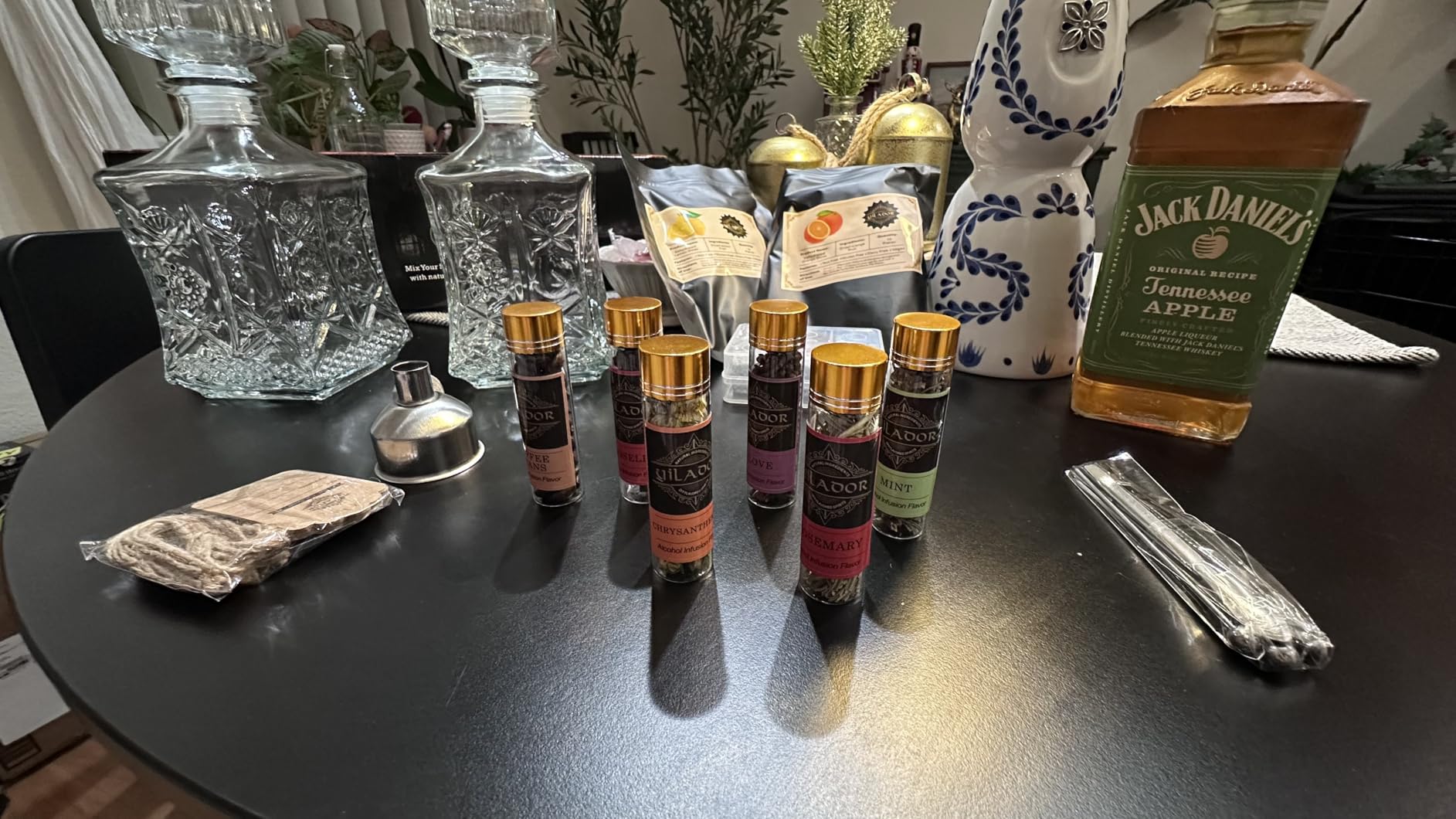 Alcohol Infusion Kit for Infusing Whiskey, Bourbon, Gin, Vodka, Tequila, Rum - DIY Your Own Flavored Spirits with 12 Natural Ingredients - Christmas, Birthday Gift for Men, Husband customer photo 2