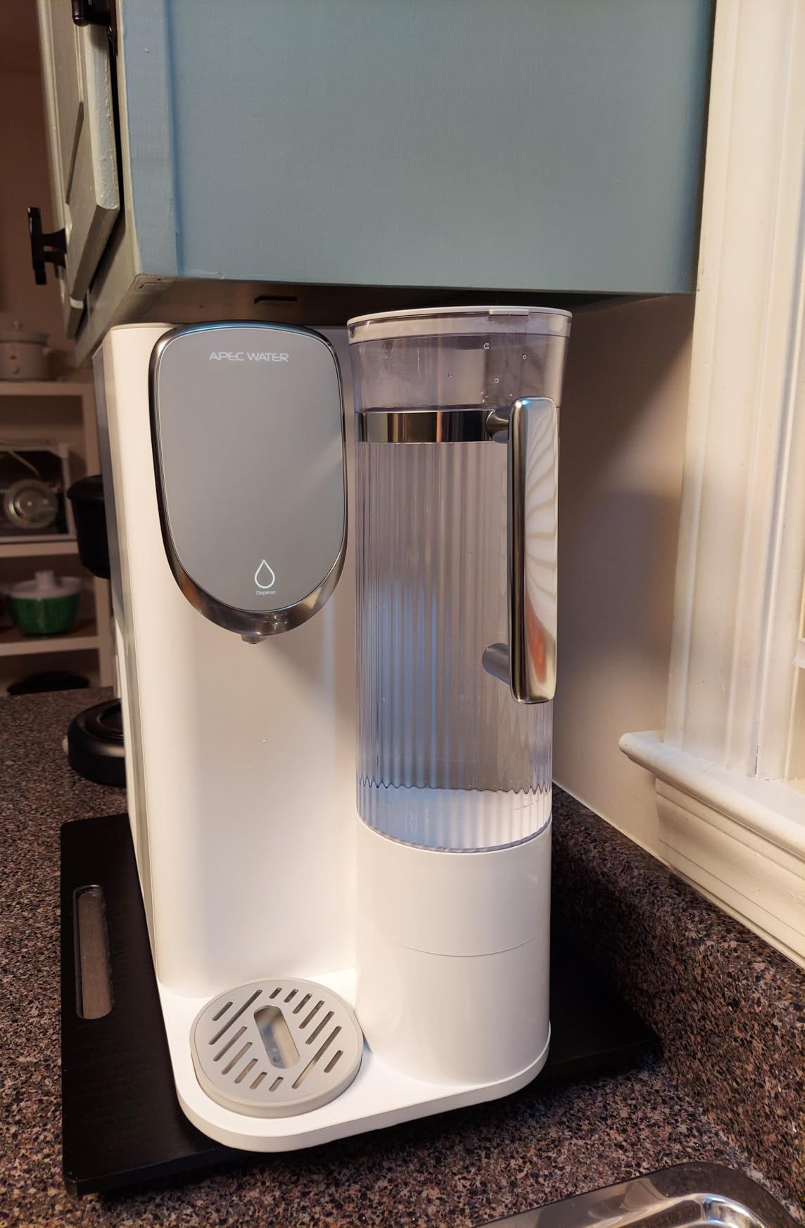 APEC Water Countertop Reverse Osmosis Water Filter, Chills to 40°F, 6 Stage w/UV RO Filtration System, Removable Pitcher, Removes 1K+ Impurities NSF 372 & 58, Large Capacity & Quick Dispense customer photo 1