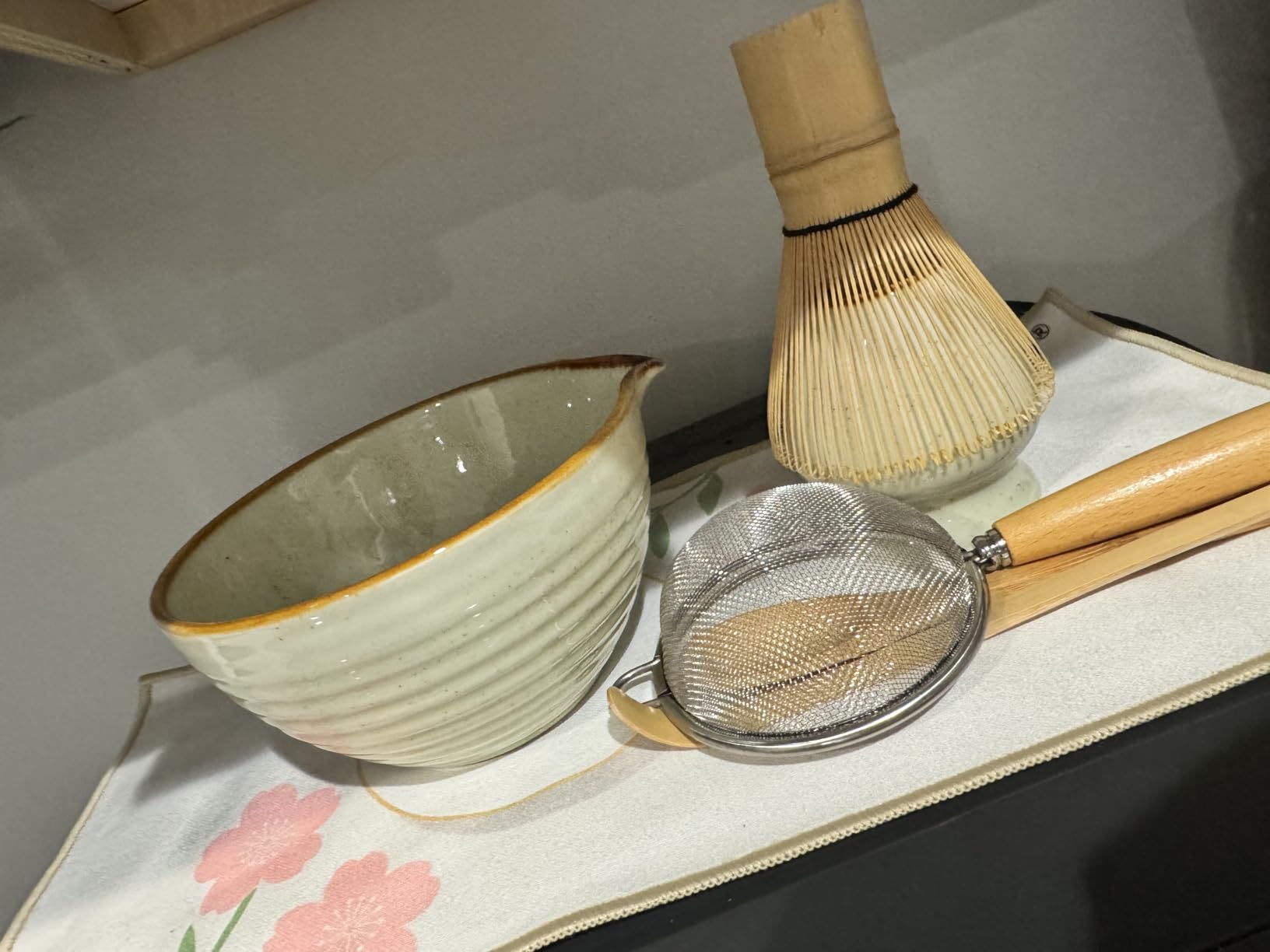 Matcha Whisk Set (7 pcs), Japanese Matcha Kit with Ceramic Bowl, Bamboo Chasen Whisk, Scoop, Sifter & Holder | Complete Starter Set for Beginners | Mother's Day, Father's Day, Housewarming Gift customer photo 1