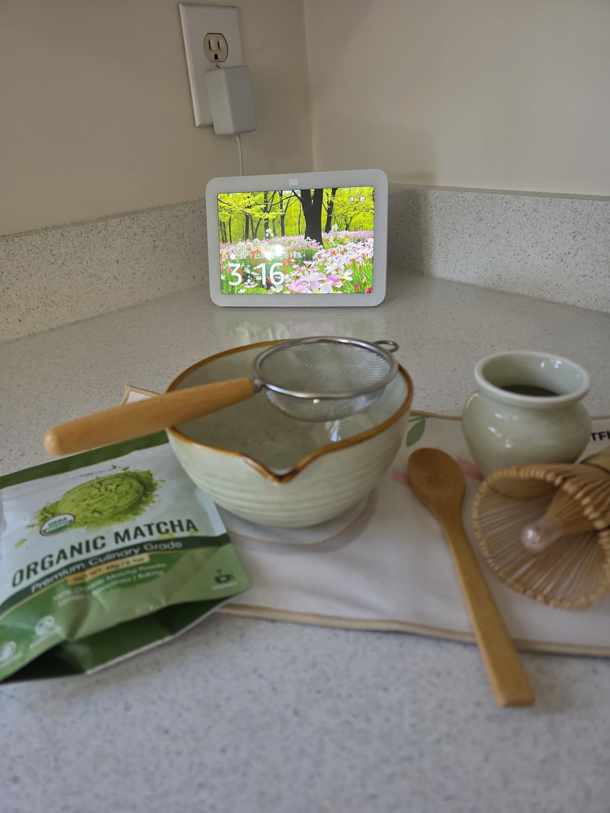 Matcha Whisk Set (7 pcs), Japanese Matcha Kit with Ceramic Bowl, Bamboo Chasen Whisk, Scoop, Sifter & Holder | Complete Starter Set for Beginners | Mother's Day, Father's Day, Housewarming Gift customer photo 2