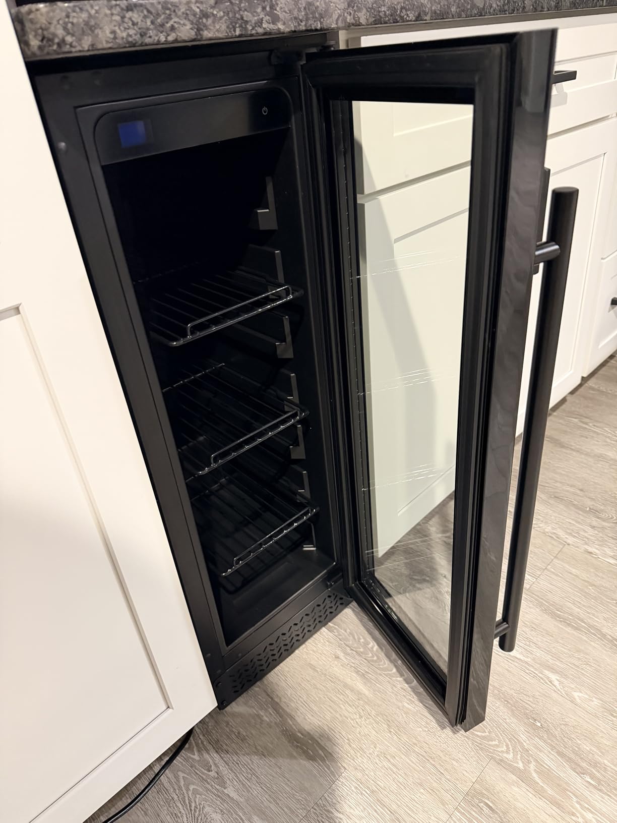 Wine and Beverage Refrigerator 24'', Dual Zone Wine Fridge Built in or Freestanding, Beverage Cooler with Glass Door holds 21 Bottles and 88 Cans, Upgrade Cooling Low Noise for Kitchen, Bar, Office customer photo 2