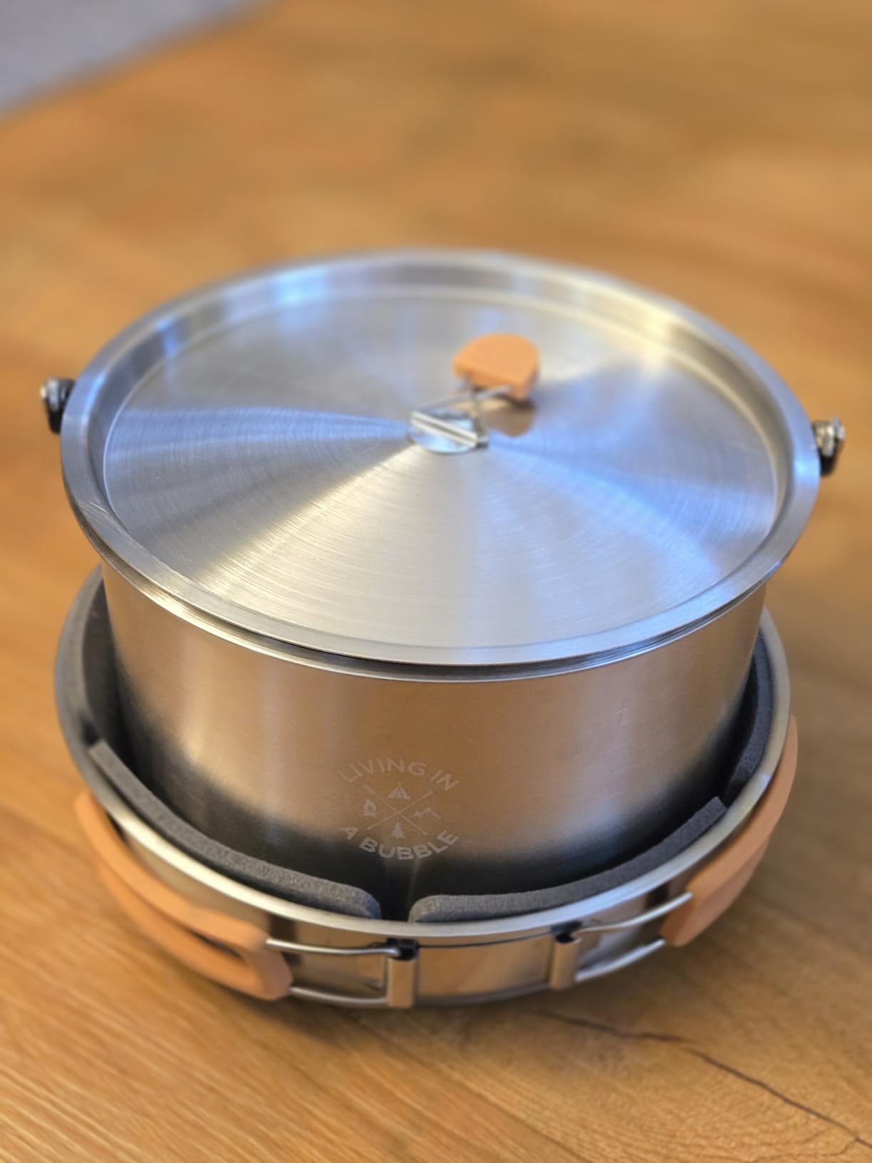 Living in a Bubble Premium 7-Piece Stainless Steel Cooking Set customer photo 2