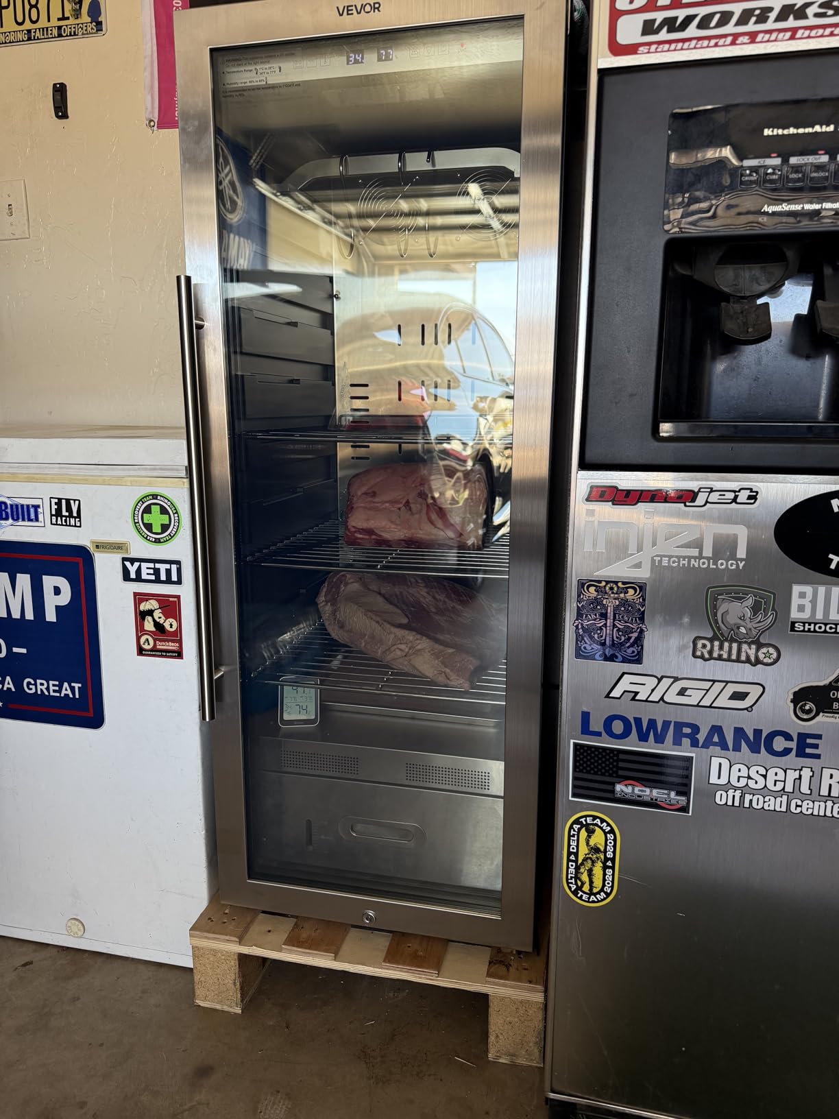 VEVOR 232 LBS Dry Aging Fridge for Steaks, Dry Ager Refrigerator for Meat with Precise Temperature & Humidity Control, Freestanding Beef Aging Machine Refrigerator customer photo 1