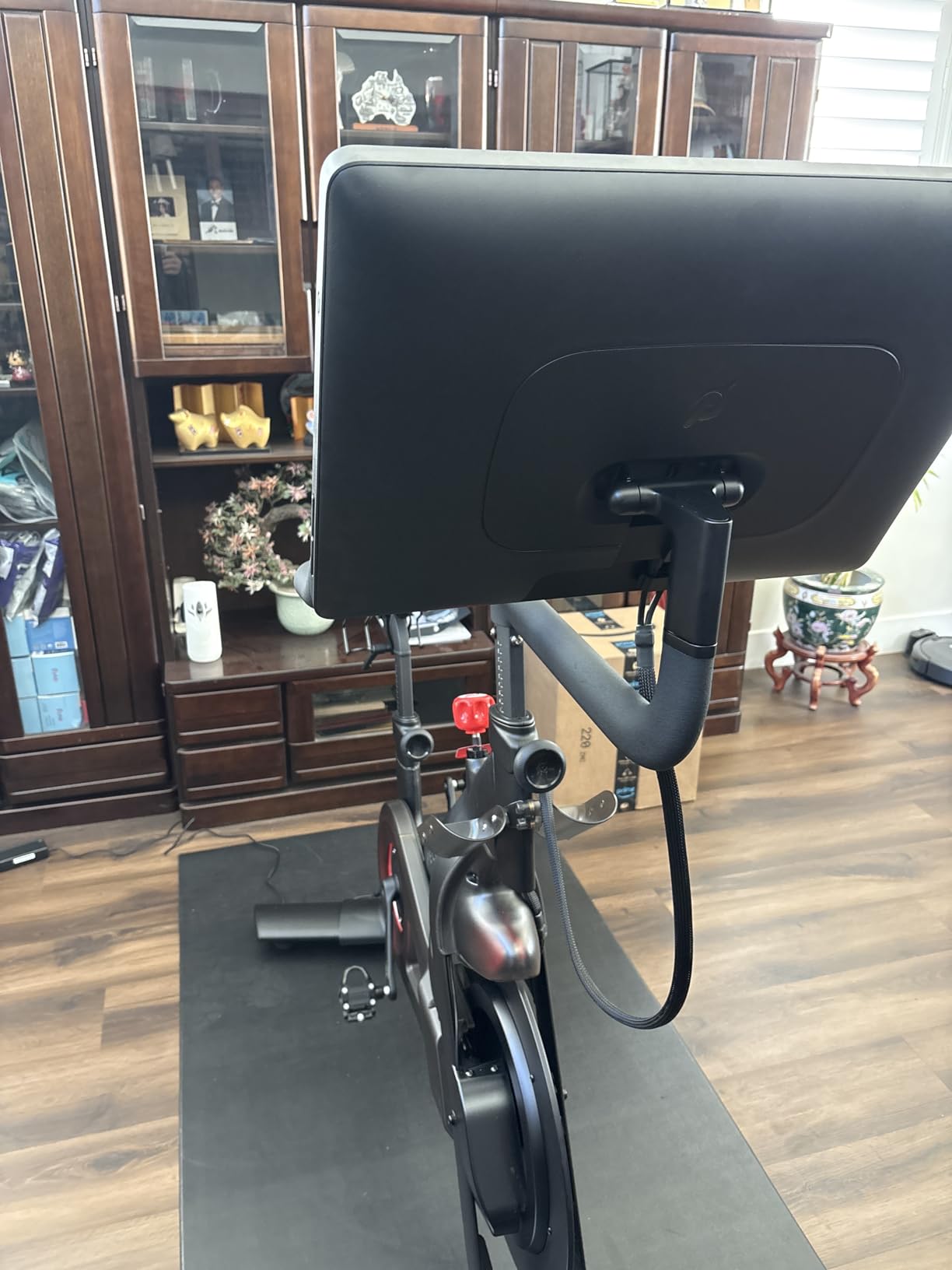 Peloton Exercise Cross Training Bikes, Indoor Stationary Spin Bikes for Home Workouts, Space-Friendly Exercise Equipment for Cardio and Strength Workout & Indoor Cycling customer photo 1
