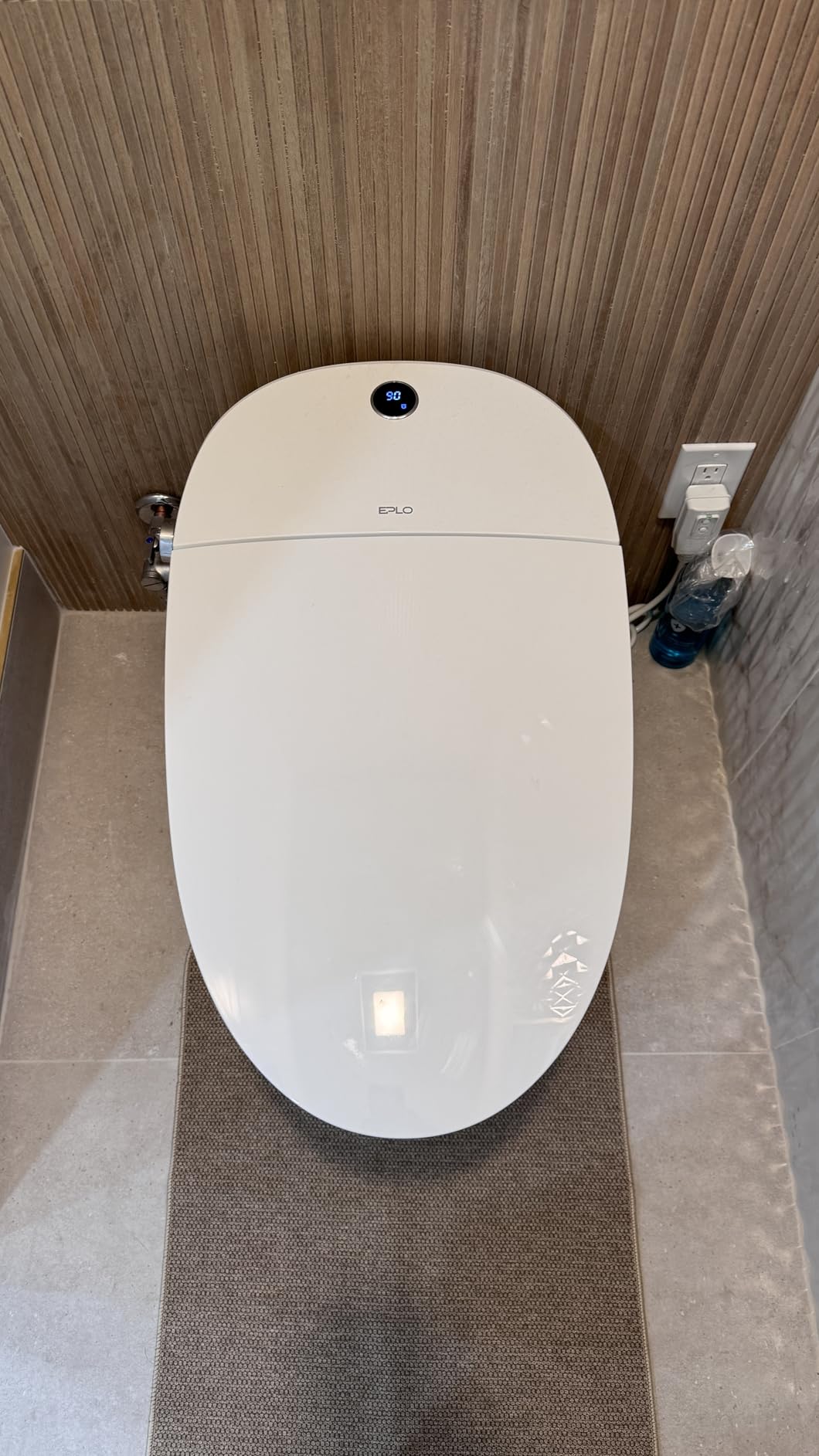 EPLO Smart Toilet Bidet with Tank,Foam Shield,Blackout Flush,Dual Auto Flush,Heated Seat,Air Dryer,Modern Elongated Japanese One Piece Bidet for Bathrooms E18 customer photo 2
