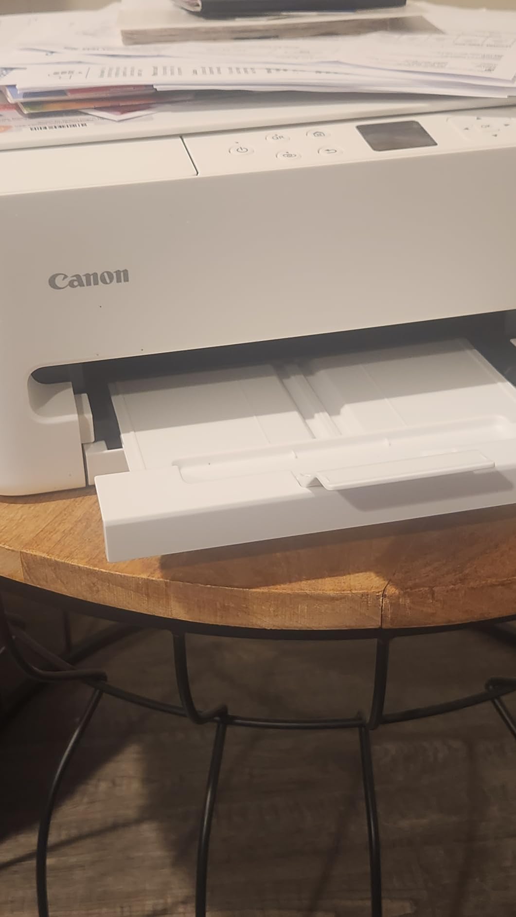 Canon PIXMA TS6520 Wireless Color Inkjet Printer Duplex Printing, White - Home Printer with Copier/Scanner, 1.42 inch OLED Display, Intuitive Control Panel, Compact Design customer photo 2