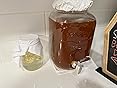 Kombucha & Jun Starter Kit - 1.3 Gallon Glass Jar With Stainless Steel Spigot Perfect for Continuous Brewing, pH Test Strips, Temperature Strip, Cloth Cover, Funnel with Filters customer photo 1