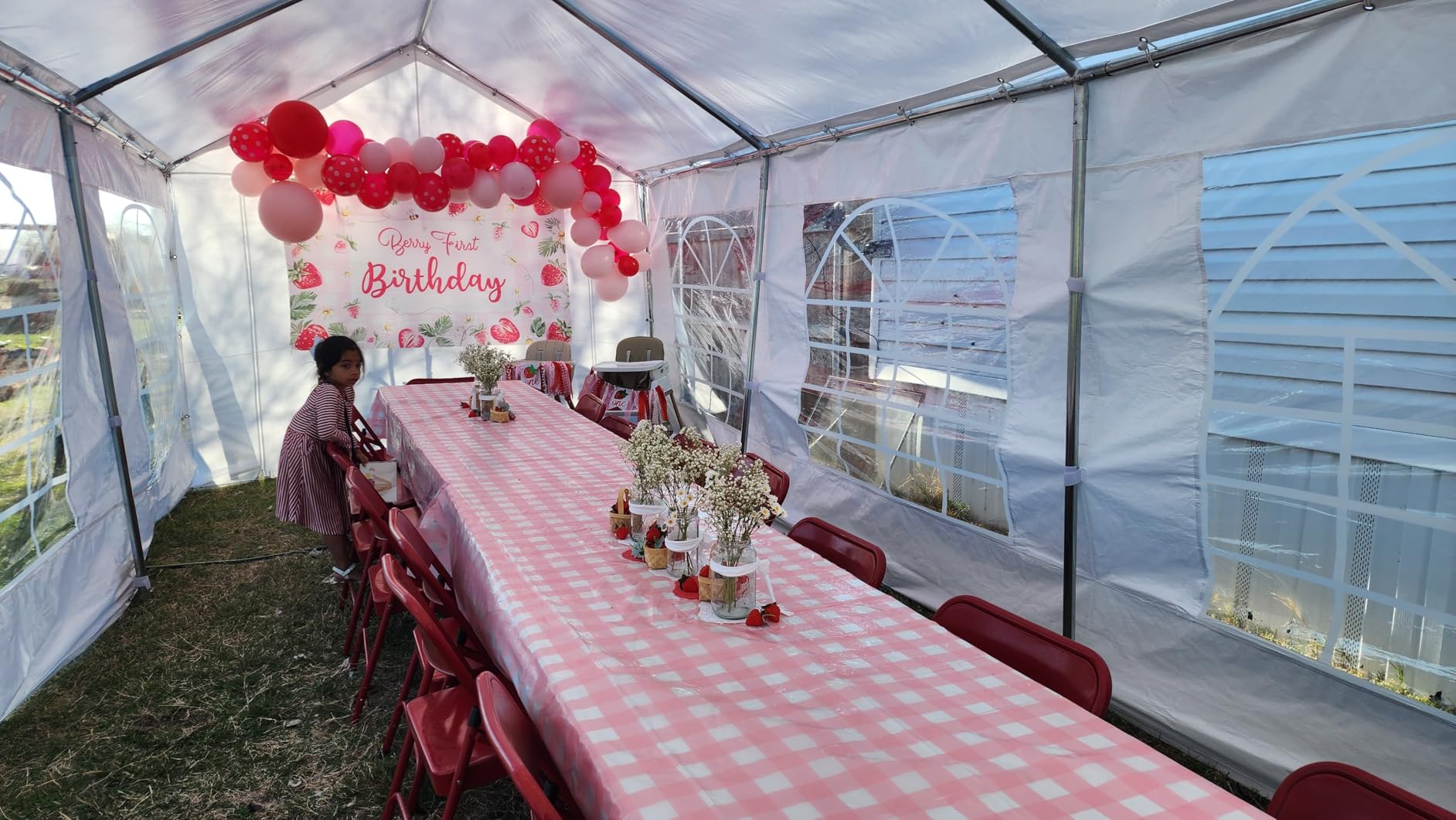 Quictent 20x60 Heavy Duty Party Tent for Parties Outdoor Large Canopy Wedding Event Shelter Wedding Tents for Parties with Storage Bags(Church) customer photo 1