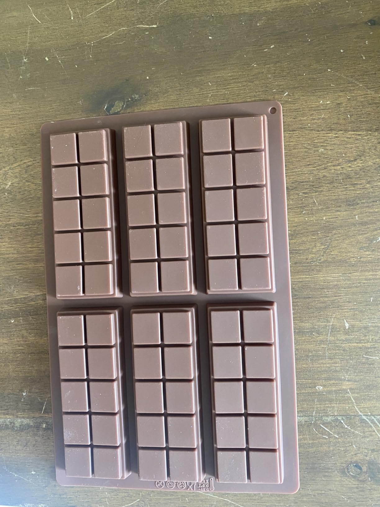 Chocolate Mold, Food-Grade Chocolate Silicone Molds, DIY Chocolate Bar Mold, Chocolate Chip Mold for Stuffed Bar, Premium Candy Bar Mold, Easy to Clean and Reusable customer photo 2