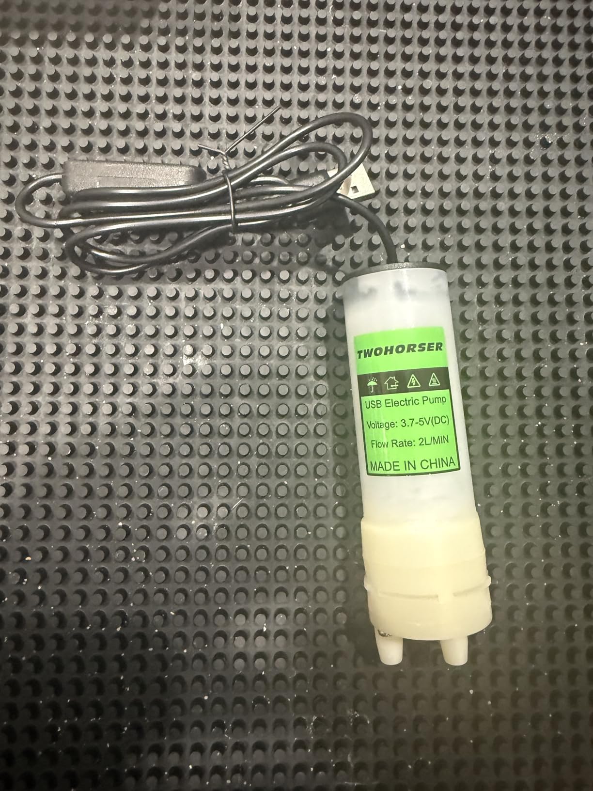 Portable USB Electric Auto siphon Self Priming Pump for Bottling Home brew Wine,Beer and Kombucha, DC 5V Food Grade Water Transfer Pump With 6.5FT hose, 2L/Min No Mess Leak,Low Noise customer photo 1