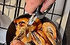 Zyliss Seafood Scissors with Integrated Shell Cracker - Curved Micro-Serrated Blades for Shrimp, Crab & Lobster - Ergonomic Wheat Straw Handle, Precise Cutting, Dishwasher Safe Seafood Shears customer photo 2