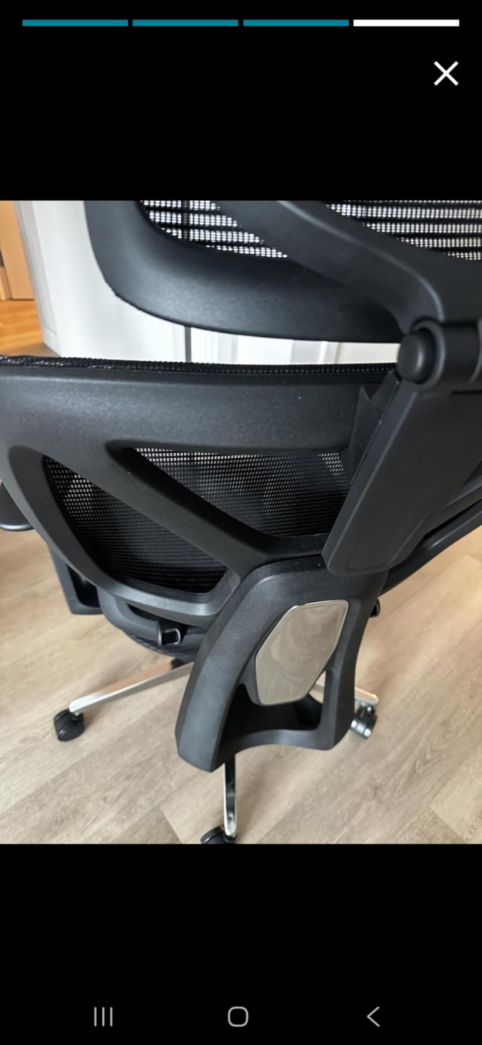 FLEXISPOT ErgoX-PRO Ergonomic Office Chair with Footrest Black - AeroWeave 5.0 Mesh Seat, 5D Lumbar, 7D Armrests, 4D Headrest, 551LBS Capacity - Office, Gaming, Home customer photo 2