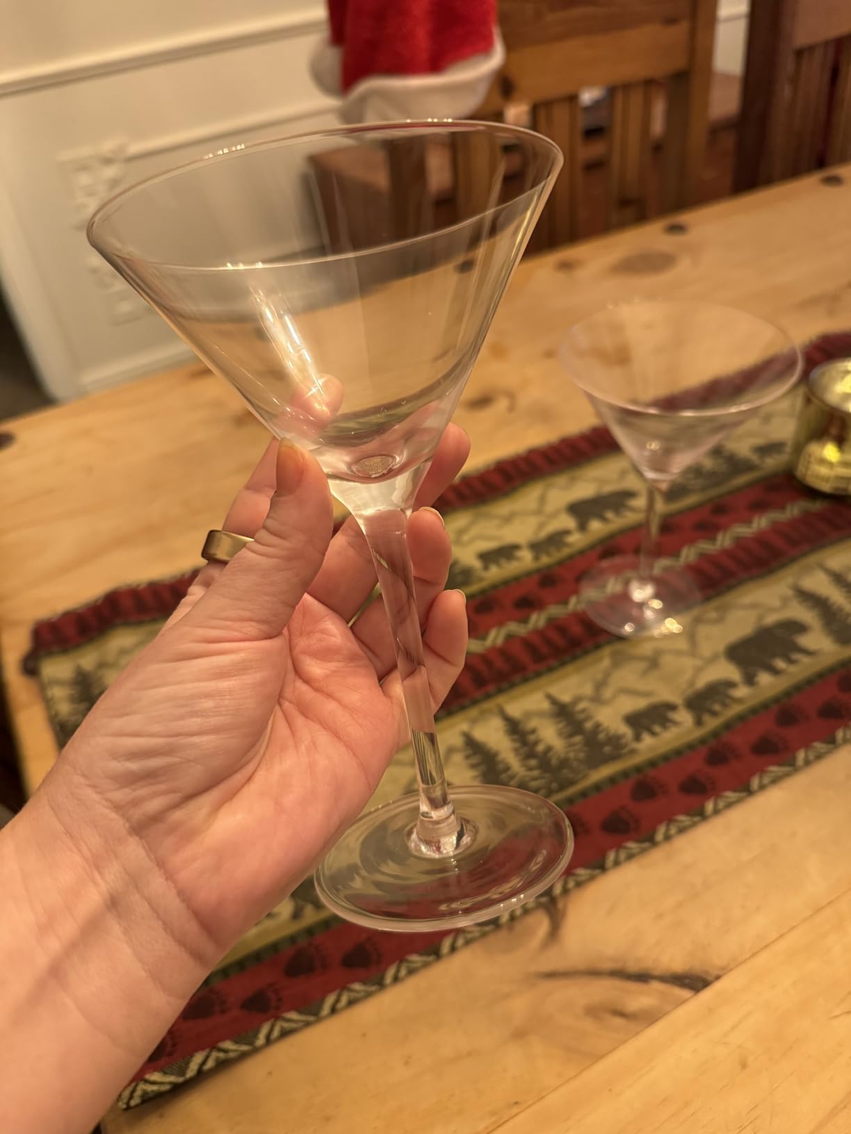 Farielyn-X Martini Glasses Set of 2, 9 oz Crystal Cocktail Glasses, Hand Blown Crystal Martini Glasses for Espresso Martini, Cosmopolitan, Gimlet, Home Bar, Party, Martini Glassware Gift Set customer photo 2