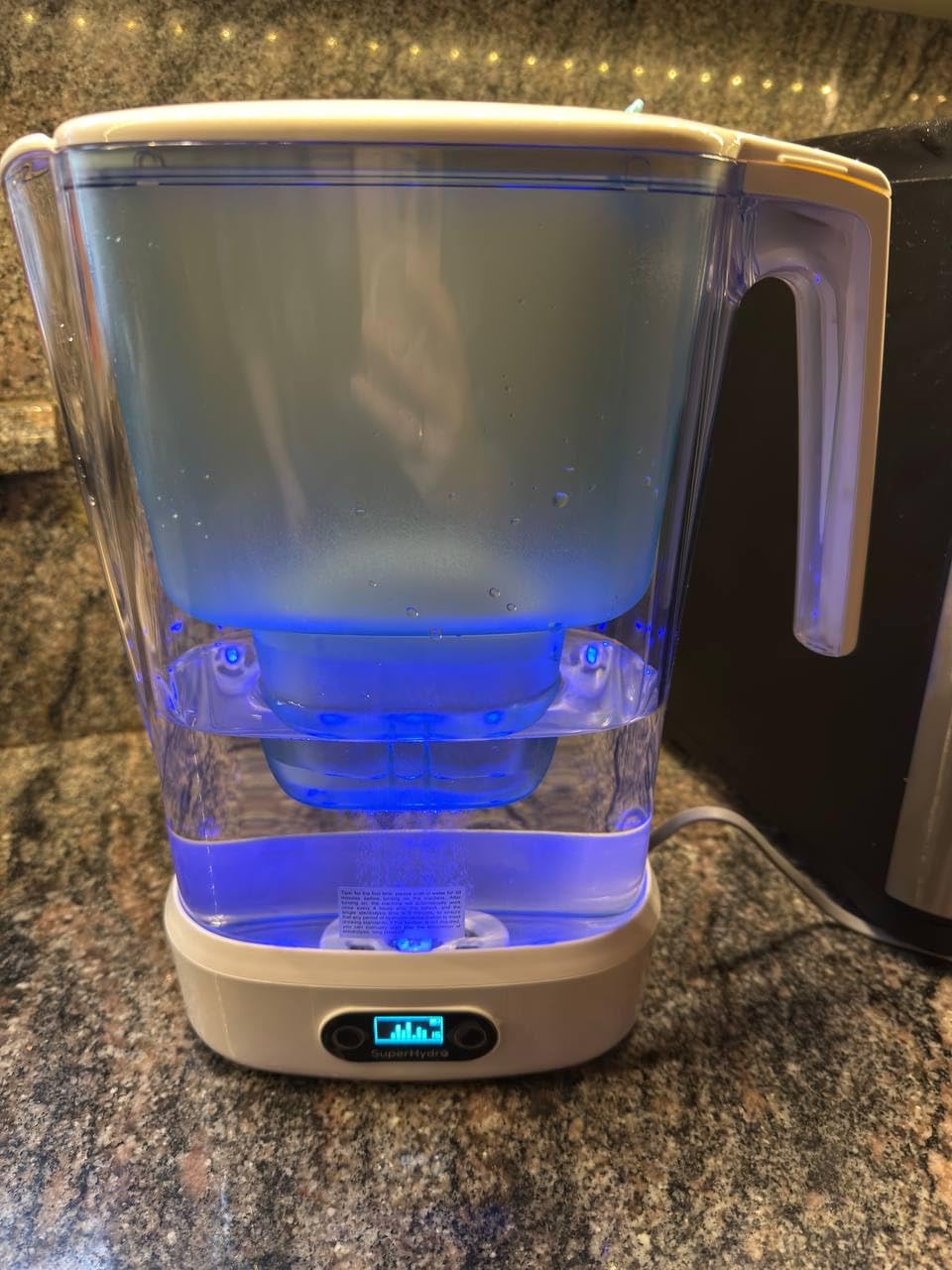 Hydrogen Water Filter Pitcher - BPA Free Rich Hydrogen Water Generator Electrolysis Jug with SPE/PEM. Removes 99% of Lead, Microplastics, PFAS & Chlorine - Advanced UltraFiltration Technology customer photo 1