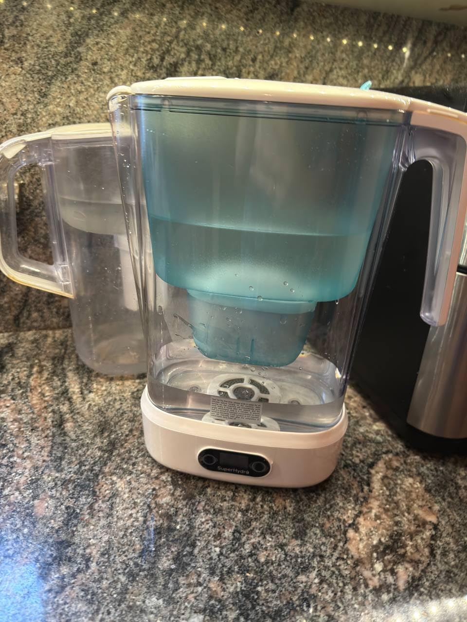 Hydrogen Water Filter Pitcher - BPA Free Rich Hydrogen Water Generator Electrolysis Jug with SPE/PEM. Removes 99% of Lead, Microplastics, PFAS & Chlorine - Advanced UltraFiltration Technology customer photo 2