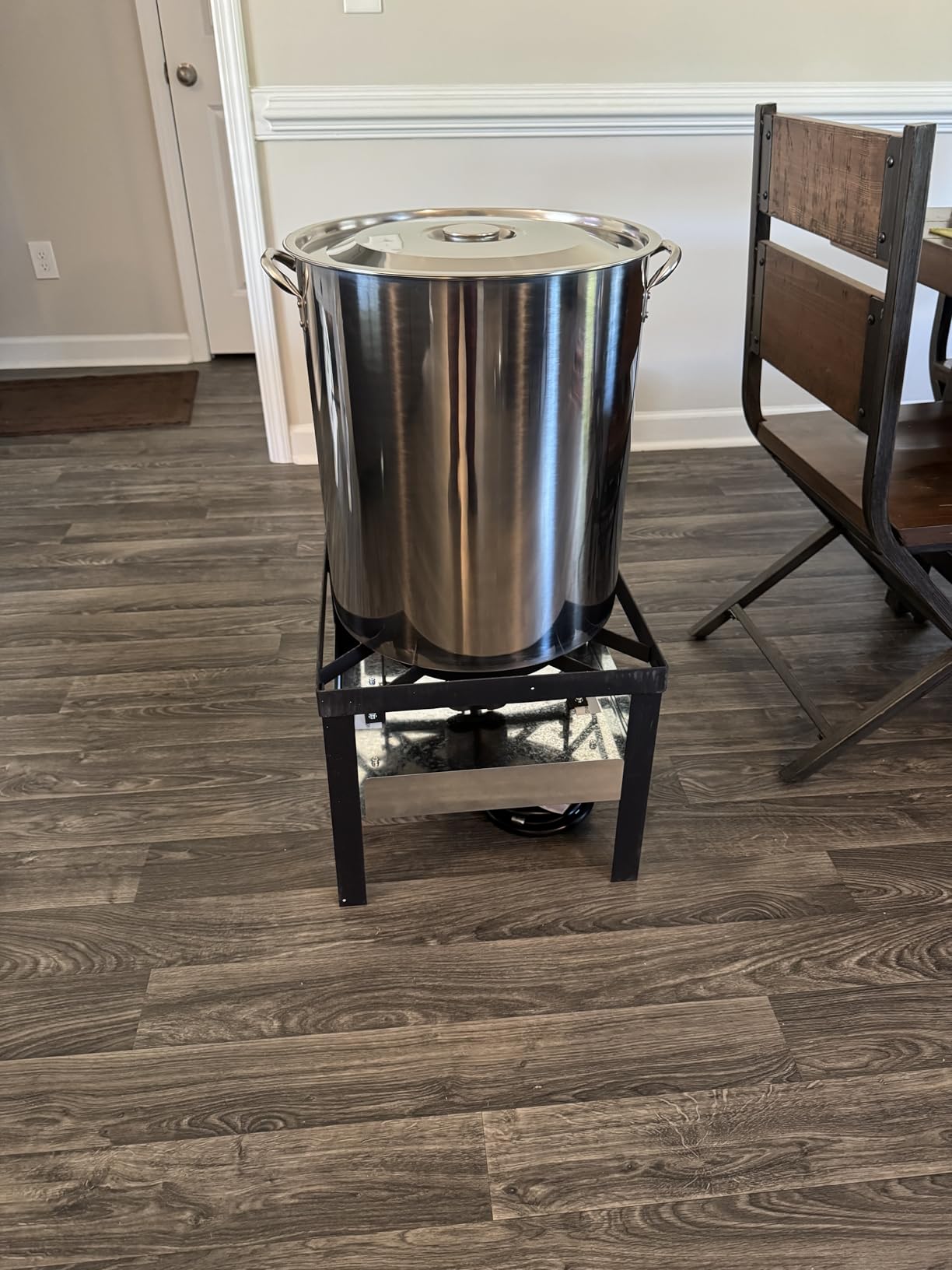 30QT Turkey Fryer with Waterproof Cover | Stainless Steel | Propane Burner | 50,000 BTU | CSA Certified | Outdoor Deep Fryers with Basket | Ideal for Turkey Frying & Seafood Boil customer photo 1