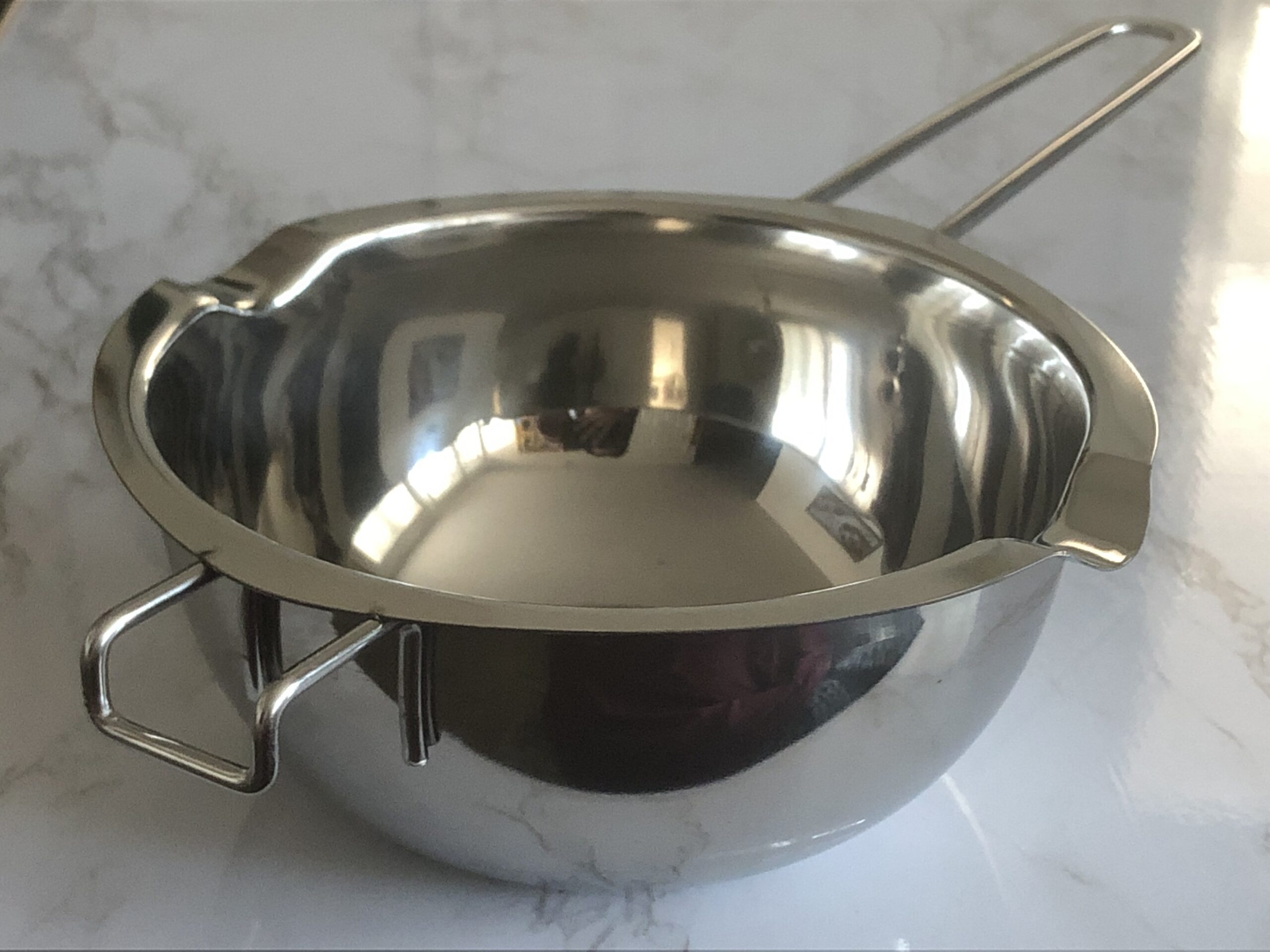 Melting Pot - 400ML Double Boiler with Heat Resistant Handle, Stainless Steel Double Boiler Pot Set, Double Boilers for Stove Top can Melt Chocolate, Butter, Candy and Candle customer photo 1