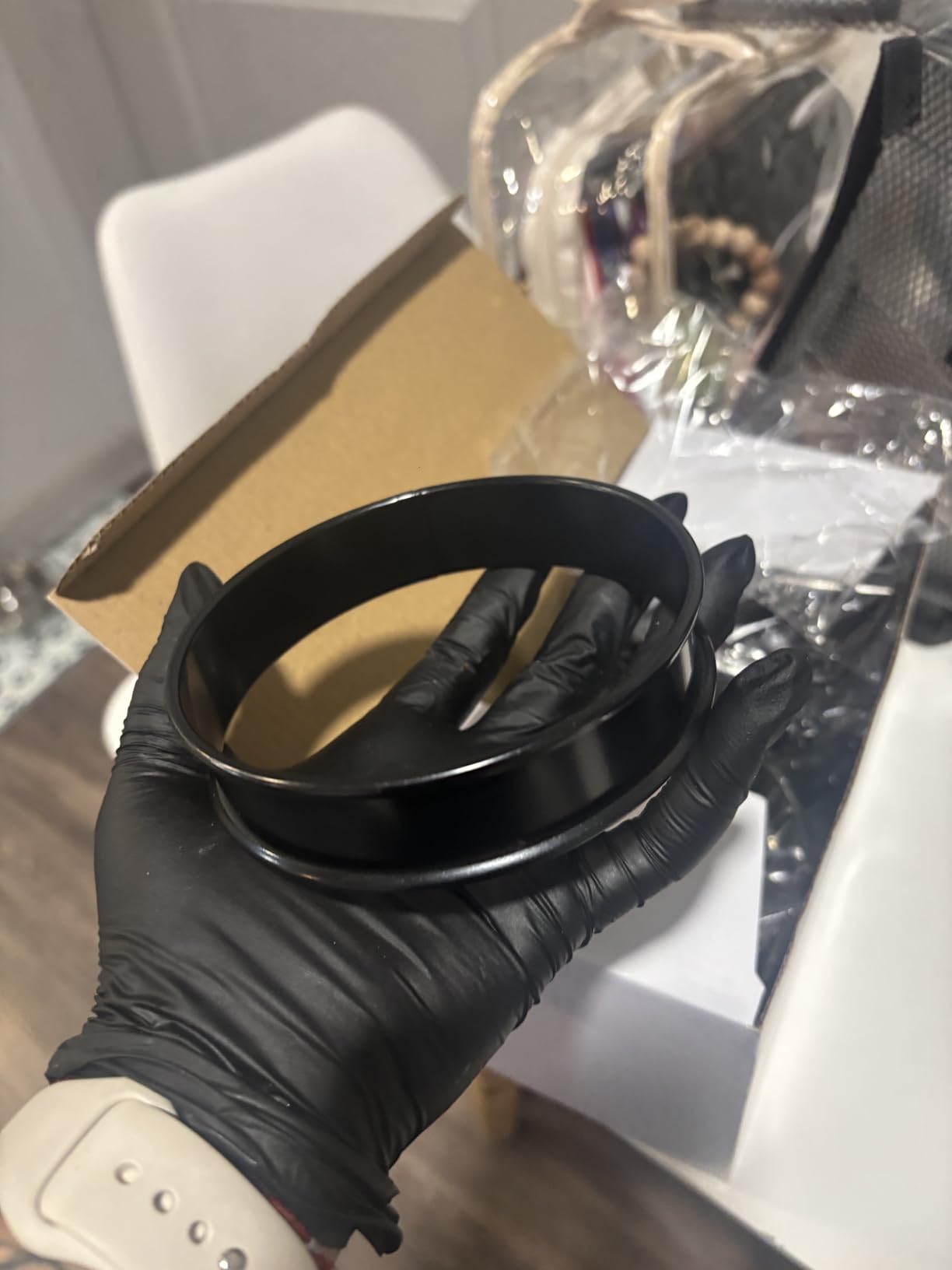 Tart Ring, 16 Packs of Food-Grade Stainless Steel Perforated Tart Rings. A Combination of 3.15 Inches and 2.36 Inches. Suitable for All Kinds of Small Fruit Tart Crusts. customer photo 2