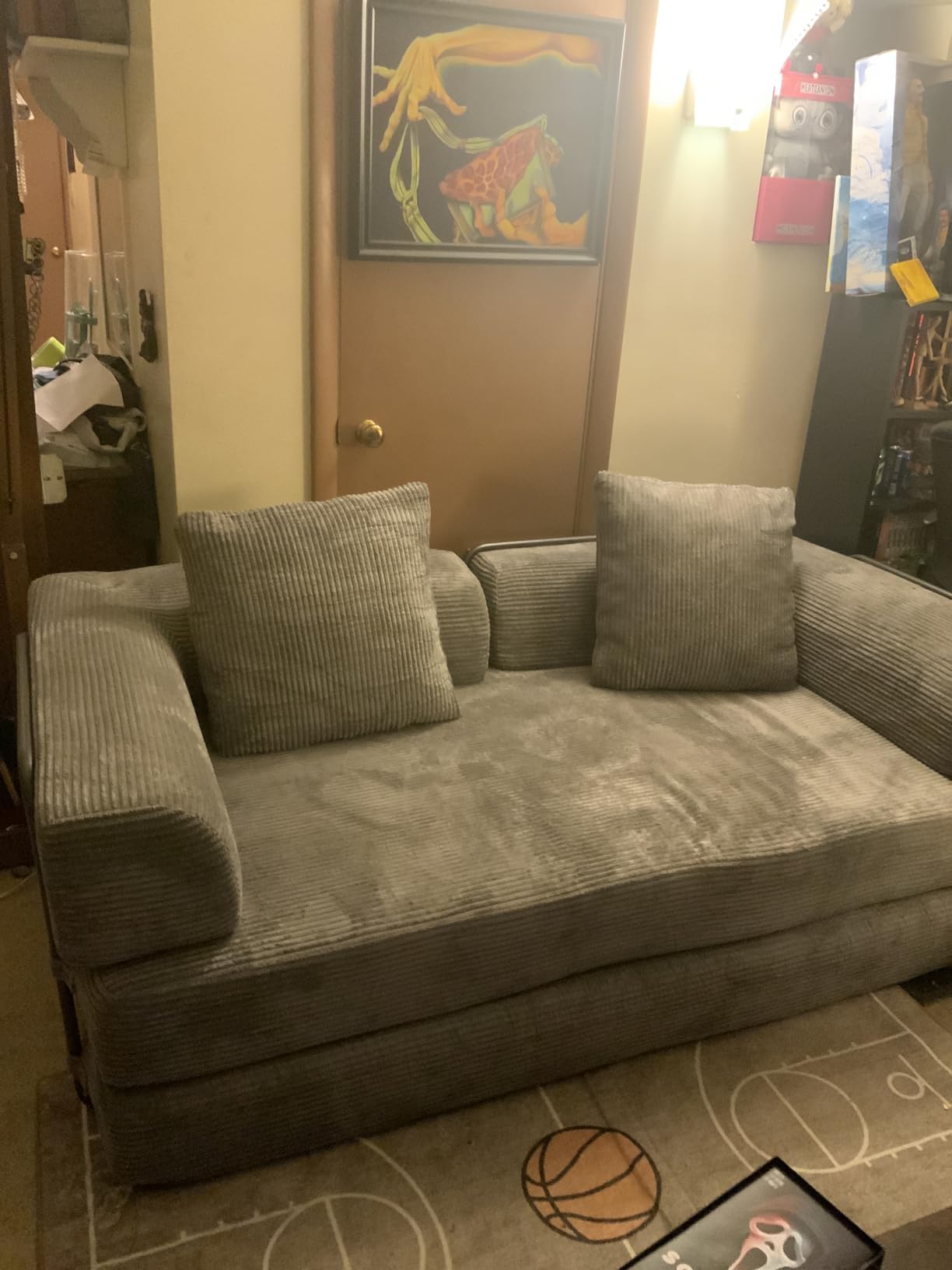 Cloud Boneless Convertible Floor Sofa Bed, 70