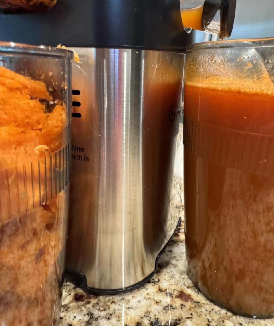 AMZCHEF Cold Press Juicer, Juicers Machines - 3.2