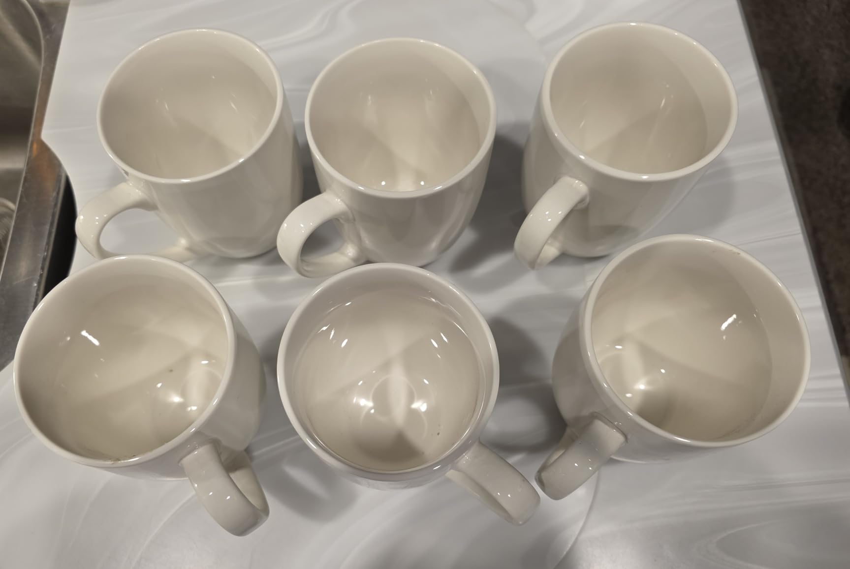 Gibson Home Great Essentials 12 Ounce Porcelain Coffee Mugs - Set of 12 - Cups for Latte, Hot Tea, Cappuccino, Mocha, Espresso, Cocoa customer photo 2