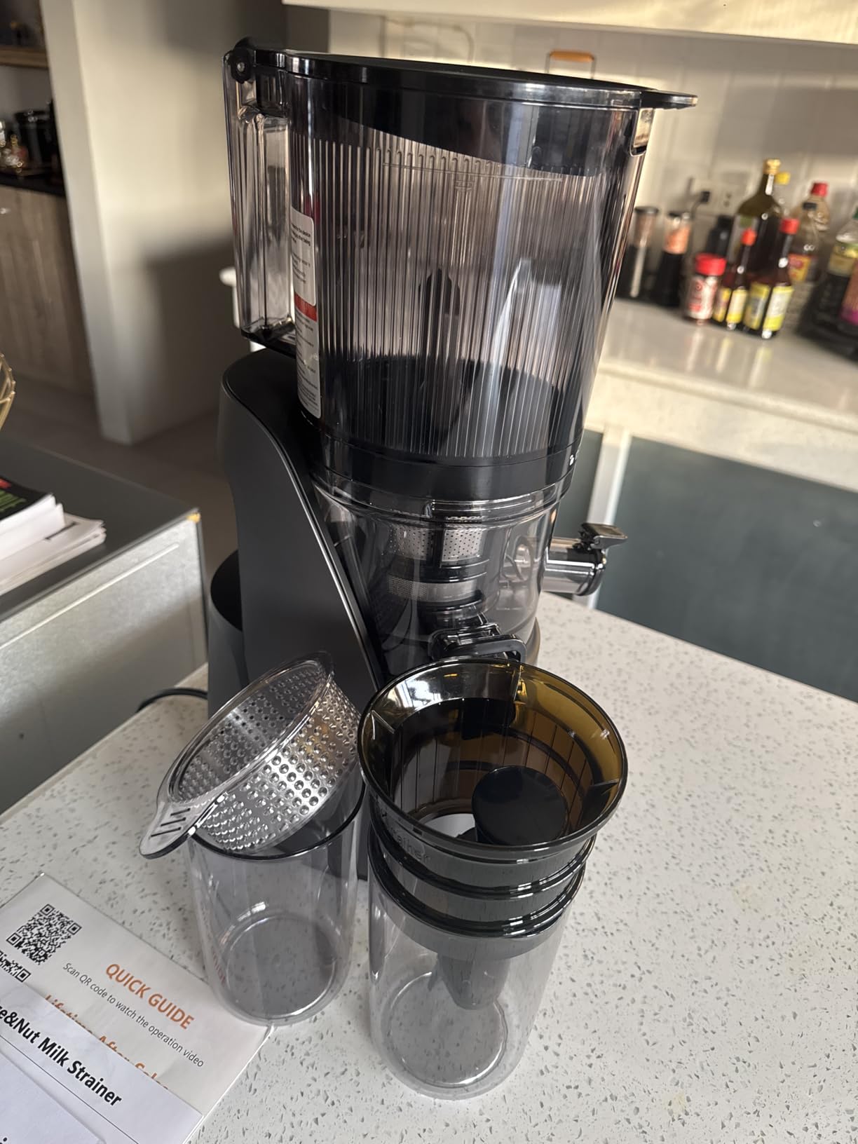 Juicer Machines, 3-in-1 Cold Press Juicer with 6.5