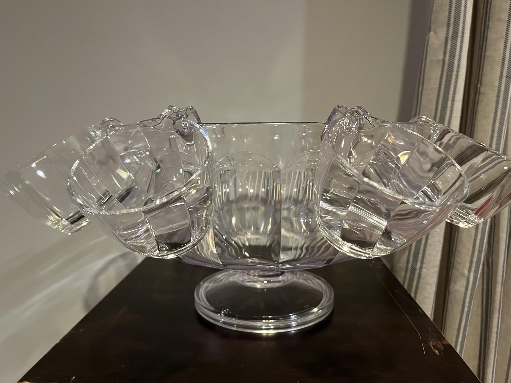Amazing Abby - Paloma - Acrylic 2-Gallon Punch Bowl Set, Plastic Clear Punch Bowl with Ladle and 8 Cups, Beverage Server Set, BPA-Free, Shatter-Proof, Great for Wedding, Party, and Outdoor Hosting customer photo 2