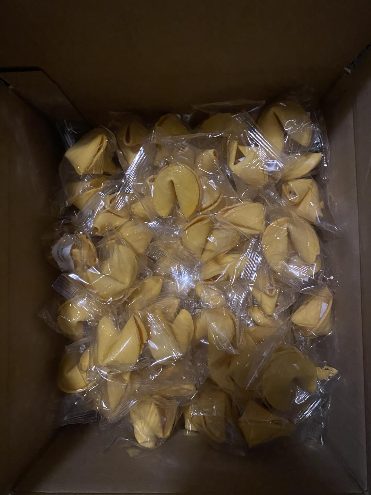 Soeos Fortune Cookies, Approx 48 Count, Vanilla Flavor, Fortune Cookies Individually Wrapped Bulk, Individually Packed Crisp Cookies with Fun, Traditional Chinese New Year Fortune Cookie customer photo 1
