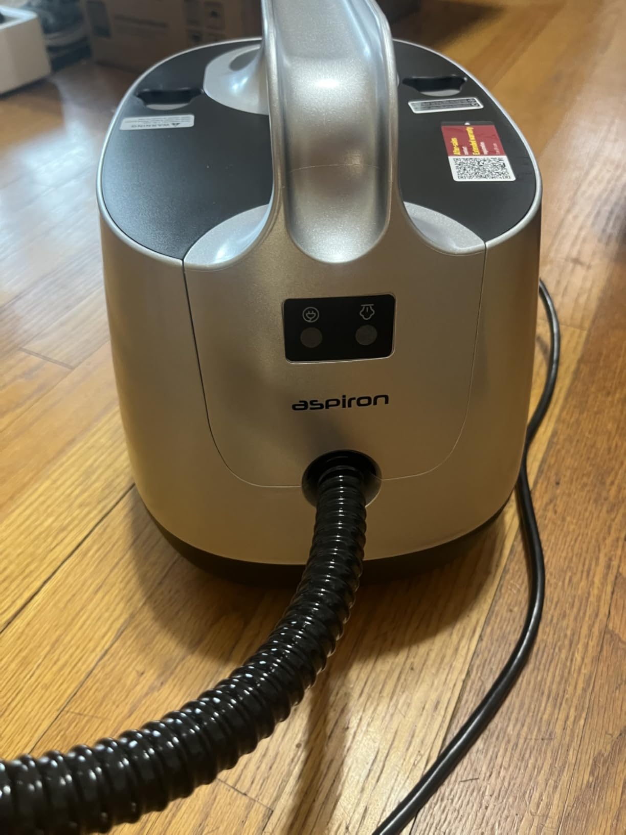Steam Cleaner, 293°F 58 PSI Powerful Multipurpose Handheld Steam Mop for Home Use, 21 Attachments, 50Oz Capacity, Heavy Duty Steamer (Platinum) customer photo 2
