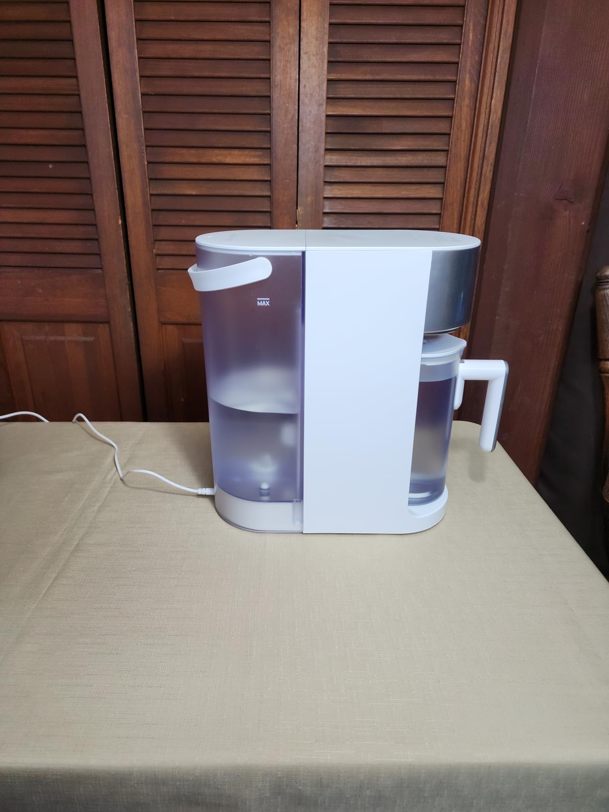DREO Reverse Osmosis Water Filter Countertop, RO Filtration System, 3:1 Pure to Drain, TDS & Filter Life & Autofill Pitcher, Installation-Free, Self-Cleaning Water Purifier, RO Water Filter 112 3L customer photo 1