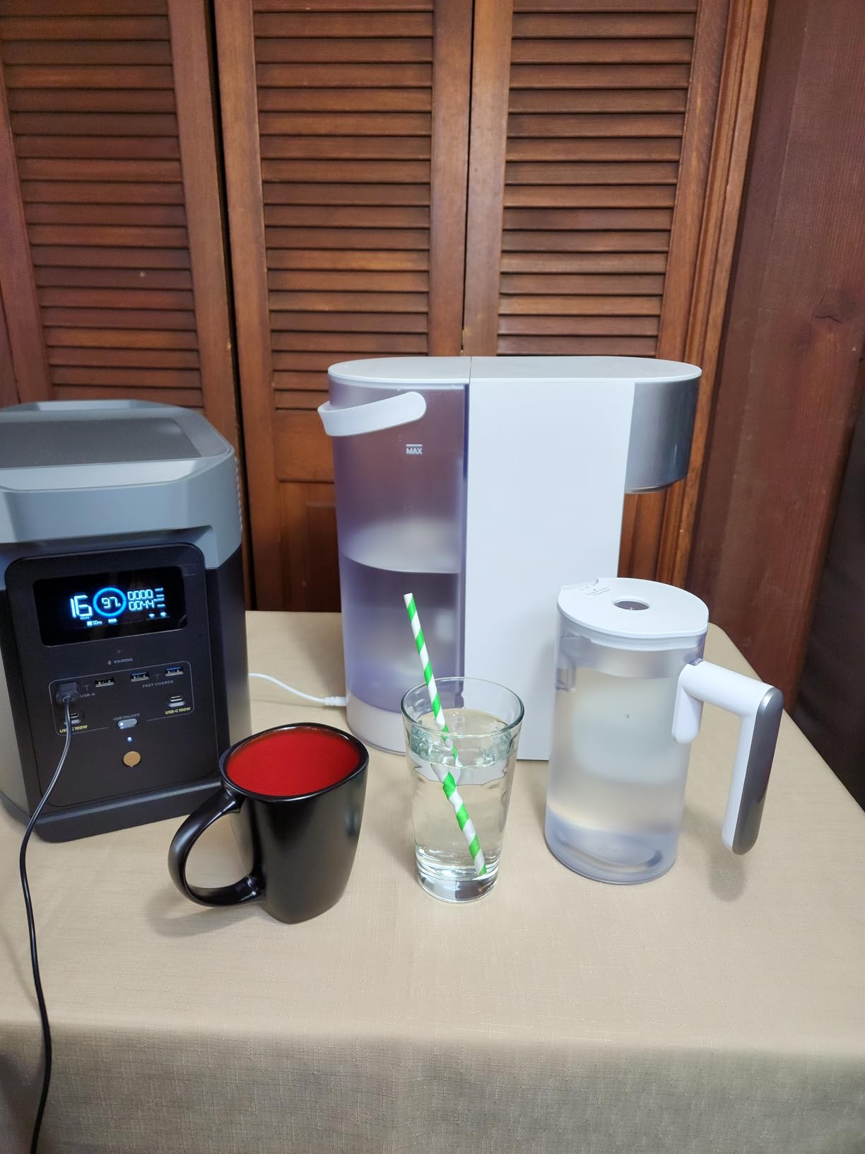 DREO Reverse Osmosis Water Filter Countertop, RO Filtration System, 3:1 Pure to Drain, TDS & Filter Life & Autofill Pitcher, Installation-Free, Self-Cleaning Water Purifier, RO Water Filter 112 3L customer photo 2