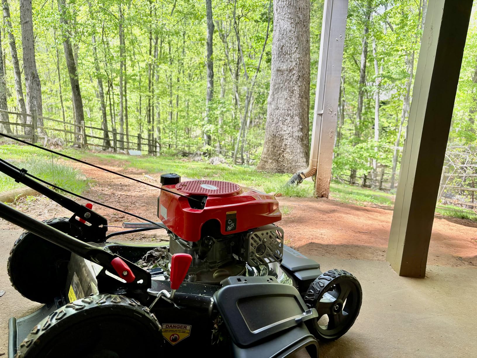 AMRISUN 21-Inch Self-Propelled Gas Lawn Mower for Large Yard, 170cc 4-Stroke Engine, 6-Position Adjustable Cutting Height, 3-in-1 Mulching, Side Discharge & Rear Bag for Garden Landscaping customer photo 1