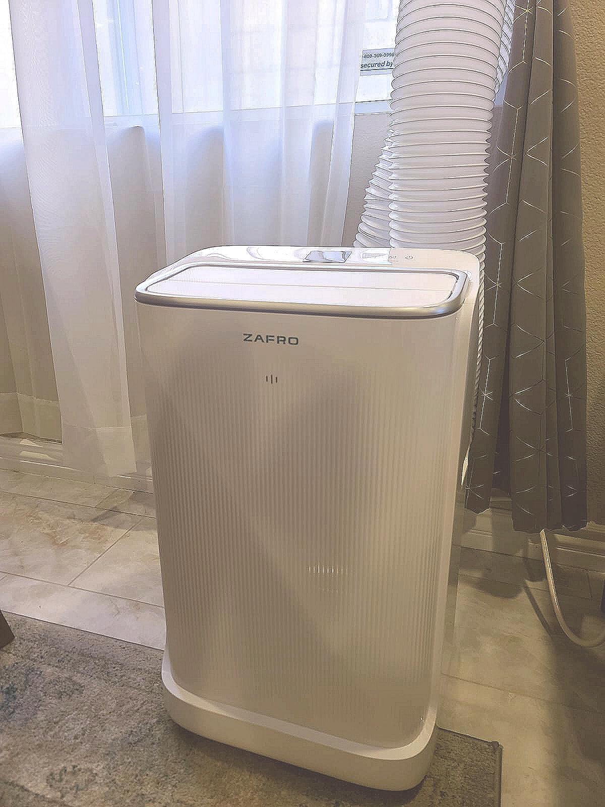 ZAFRO Inverter Portable Air Conditioners, 16000 BTU (12000 BTU SACC) Smart Portable AC Unit with Dual Hose/Ultra Quiet(42dB)/Drainage-free Cooling/24Hrs Timer/APP/Remote for Multi-Scenario Use customer photo 2