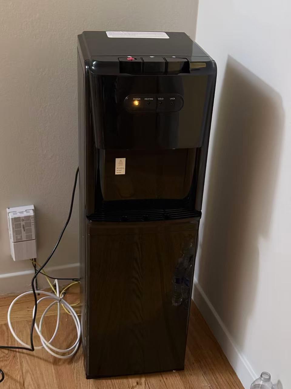 Manastin Bottom Loading Water Cooler Dispenser,3 Temperature Settings - Hot, Cold & Room, Empty Bottle Indicator, Child Safety Lock, Ideal for Office, Home, Living Room, Matte Black customer photo 2
