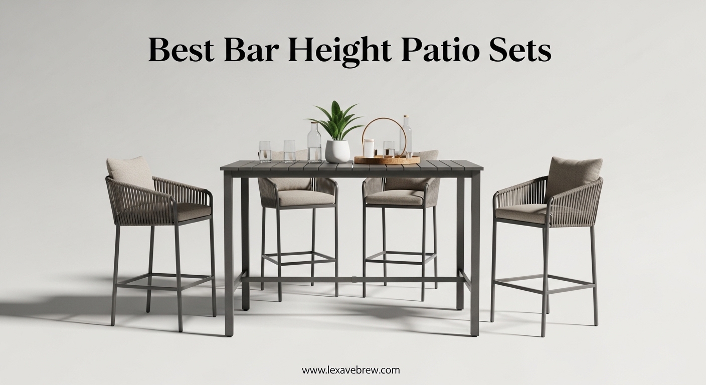 Best Bar Height Patio Sets